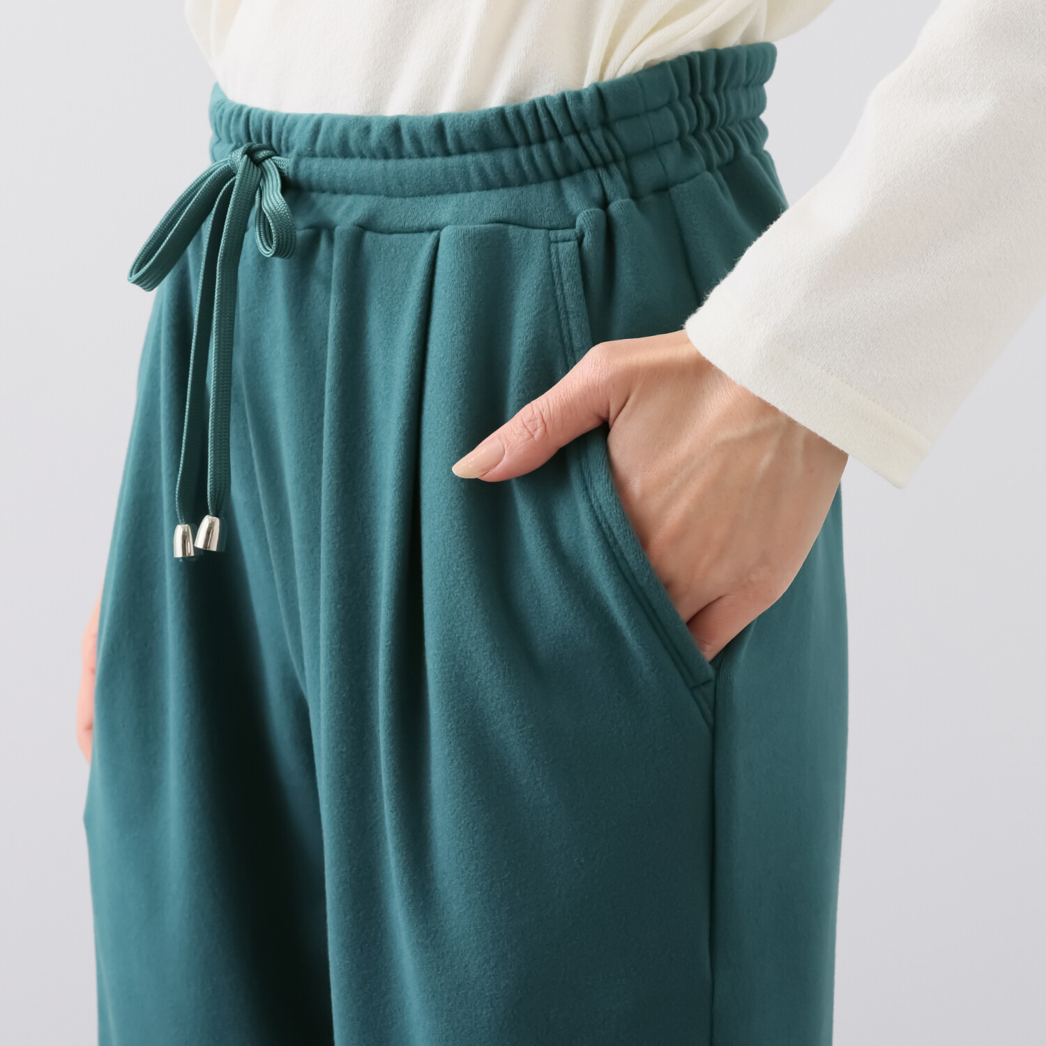 ＨＫビアン マイクロスキン 暖か イージーパンツ