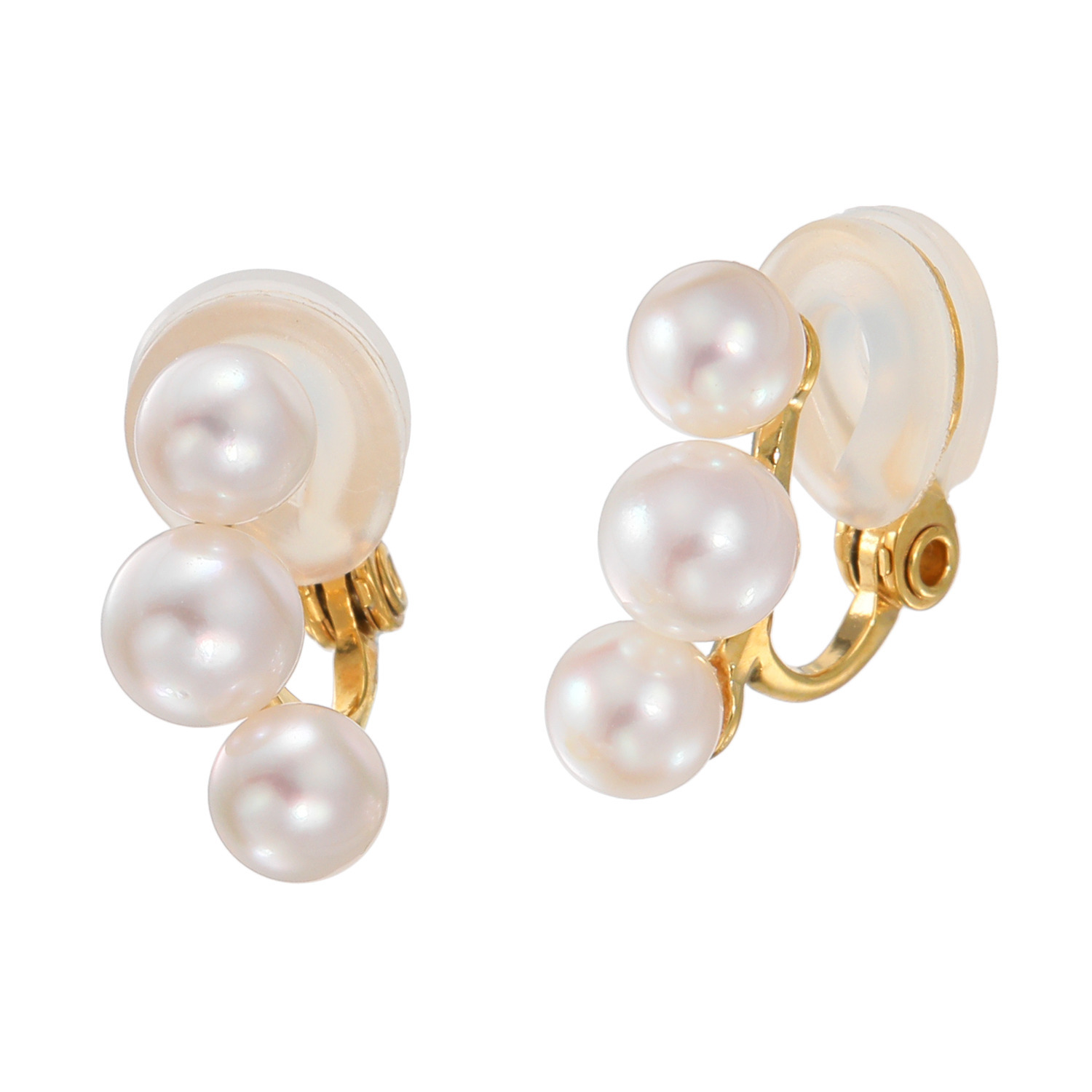 ジュペレ 国産ベビーアコヤパール フローライン ピアス／イヤリング