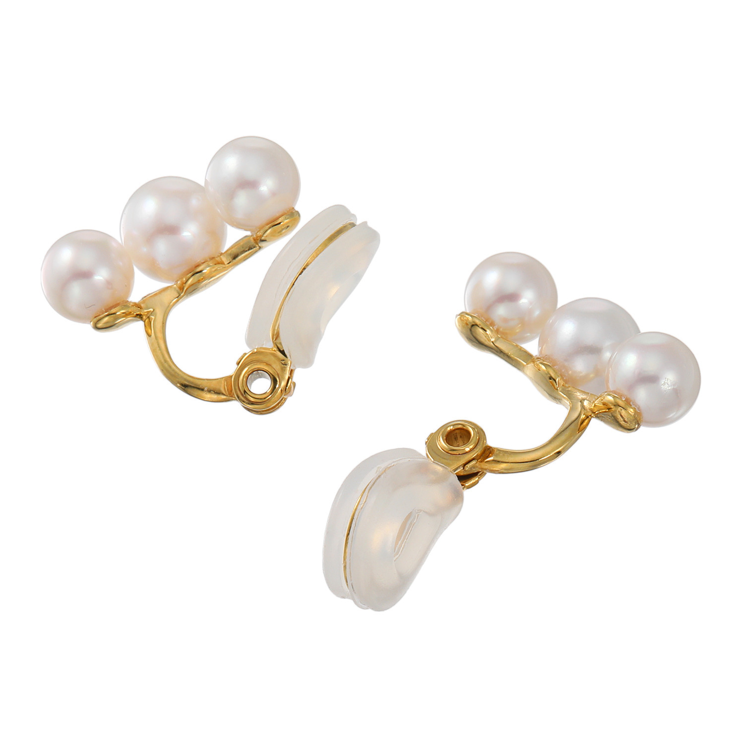 ジュペレ 国産ベビーアコヤパール フローライン ピアス／イヤリング