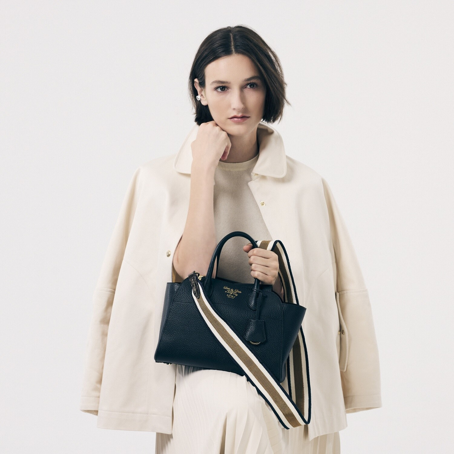 エーディーエムジェイ イタリア製テープ使用 ロングストラップ ＜タイプ１＞