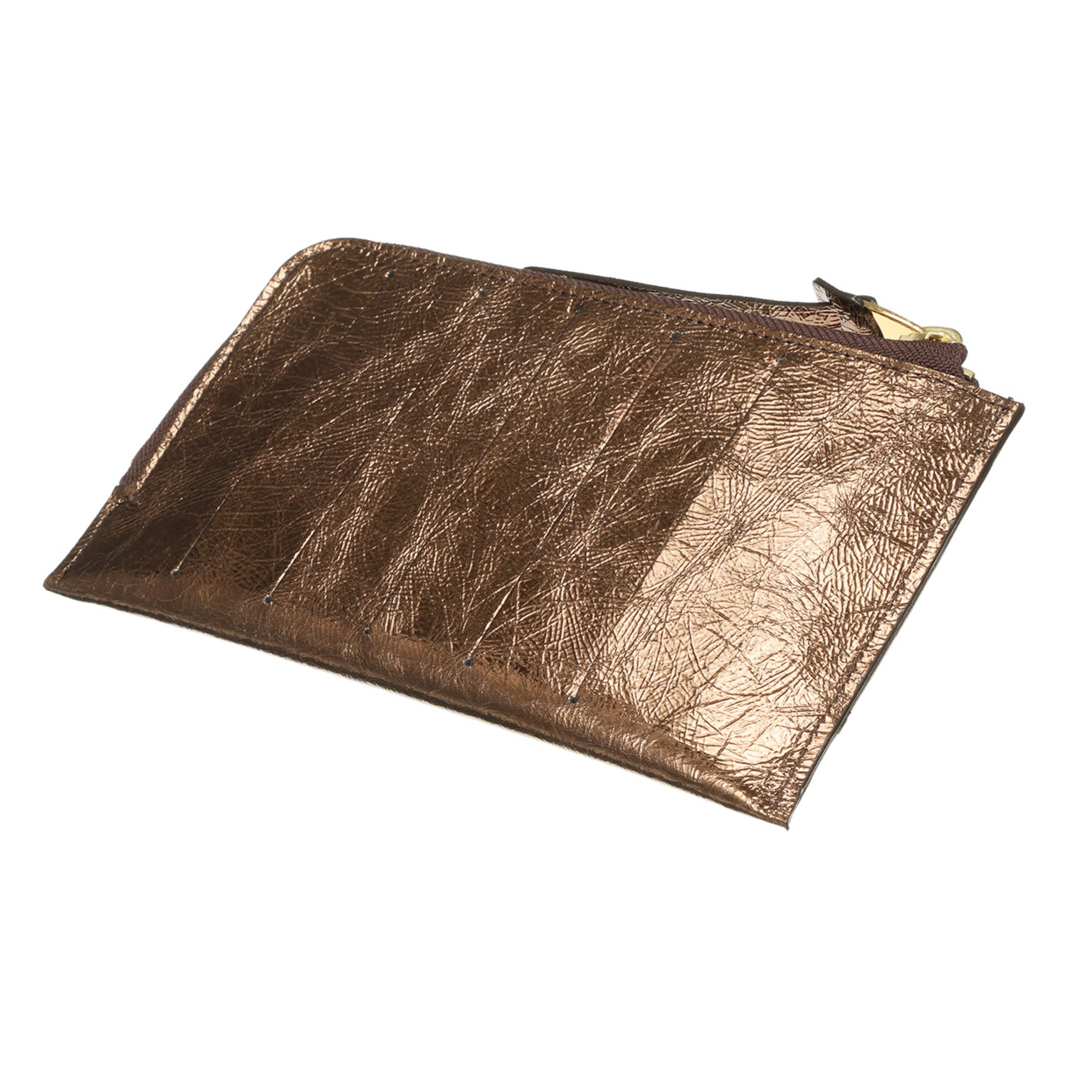 エーディーエムジェイ イタリアンレザー クラックメタル オーガナイザーパース