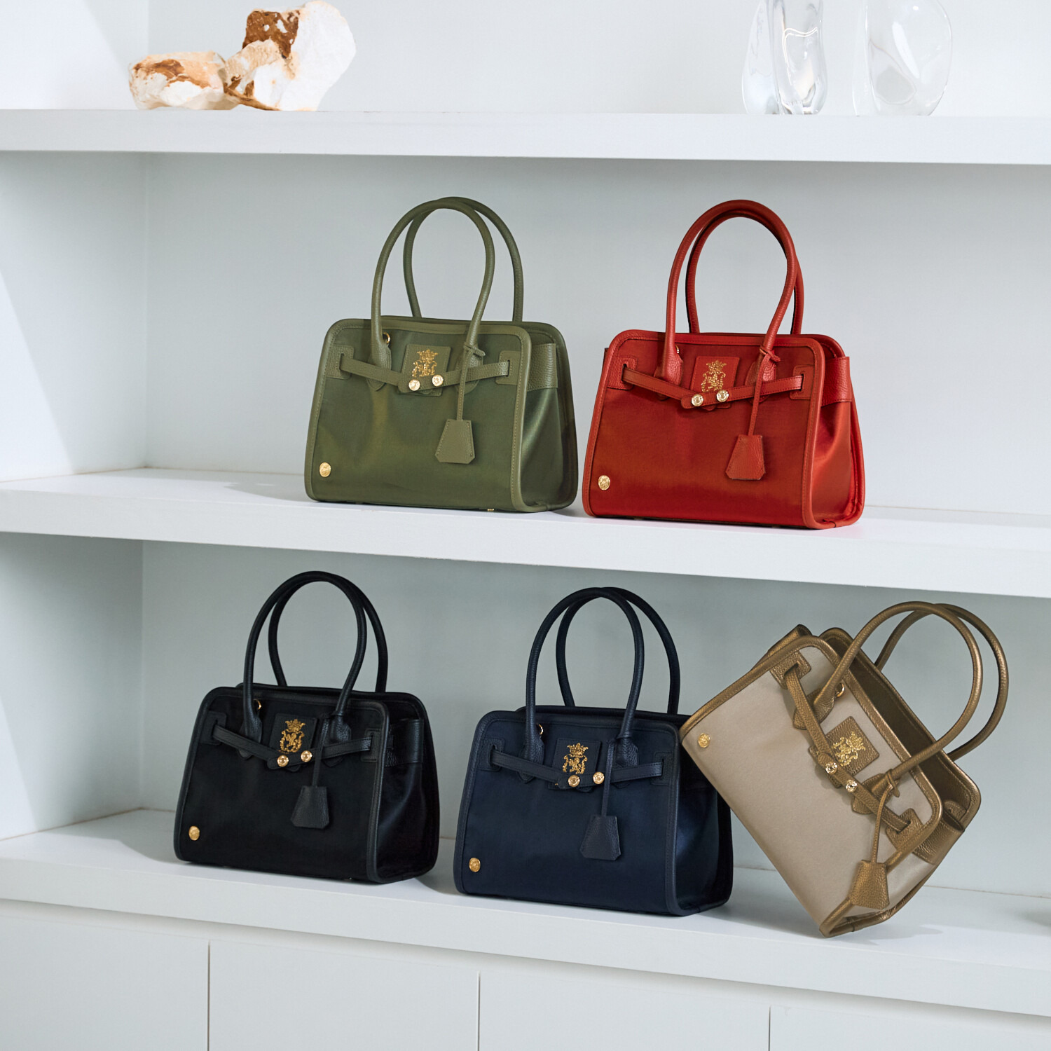 エーディーエムジェイ ナイロンリュクス マーキスモティーフ トートバッグ ＜Ｍ＞