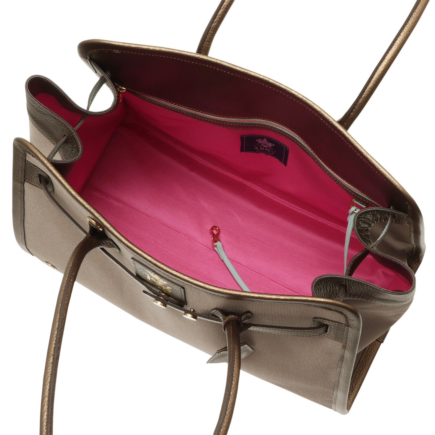 エーディーエムジェイ ナイロンリュクス マーキスモティーフ トートバッグ ＜Ｌ＞