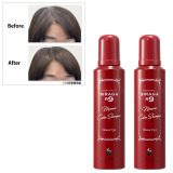 ムースでシャンプー 白髪を徐々に染めて 髪のダメージを補修 シラガレスキュー ムースカラーシャンプー ２本セット 