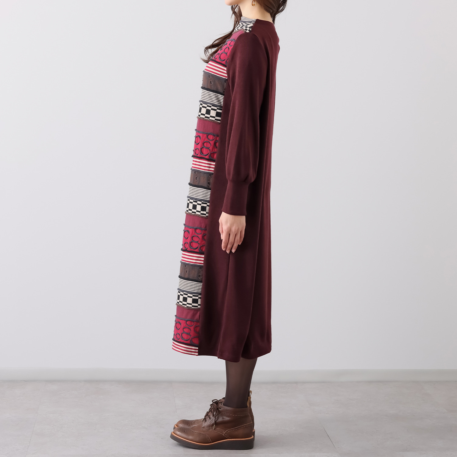 クリン　ヨシキ パイルジャガード ワンピース