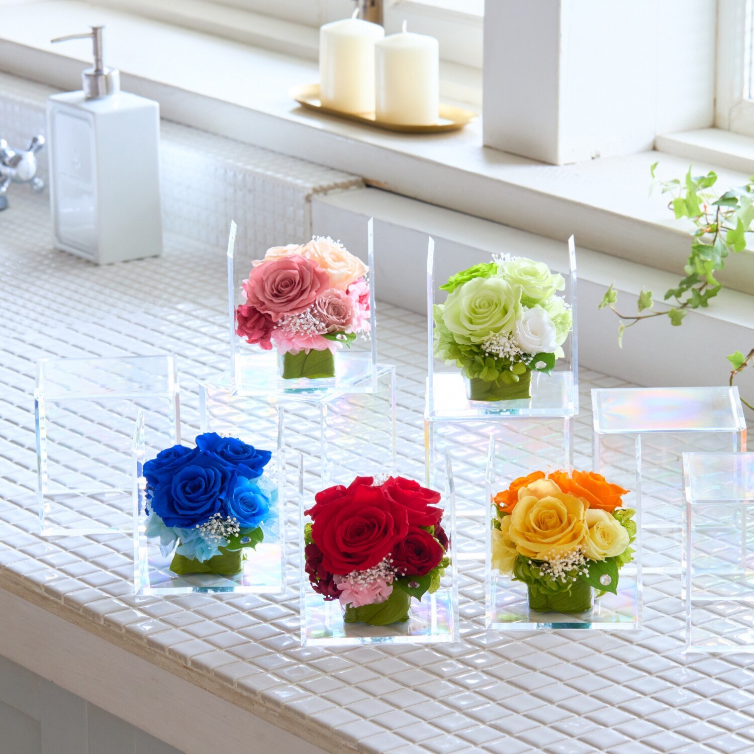 ＧＩＮＺＡ ＳＯＢＩ　ＦＬＯＷＥＲＳ プリザーブドフラワー “レクラン”