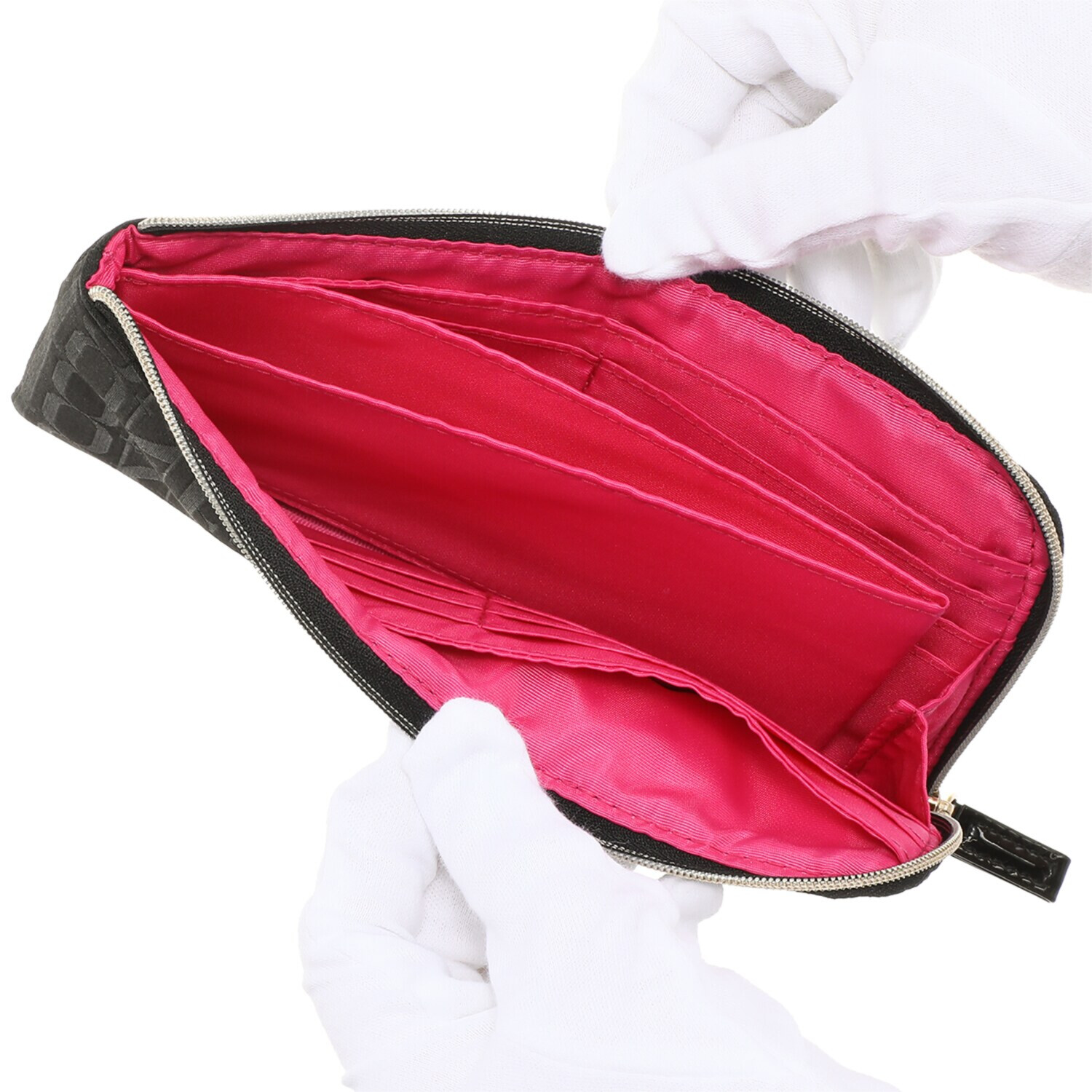 フォション ジャガード織 軽量マルチウォレット