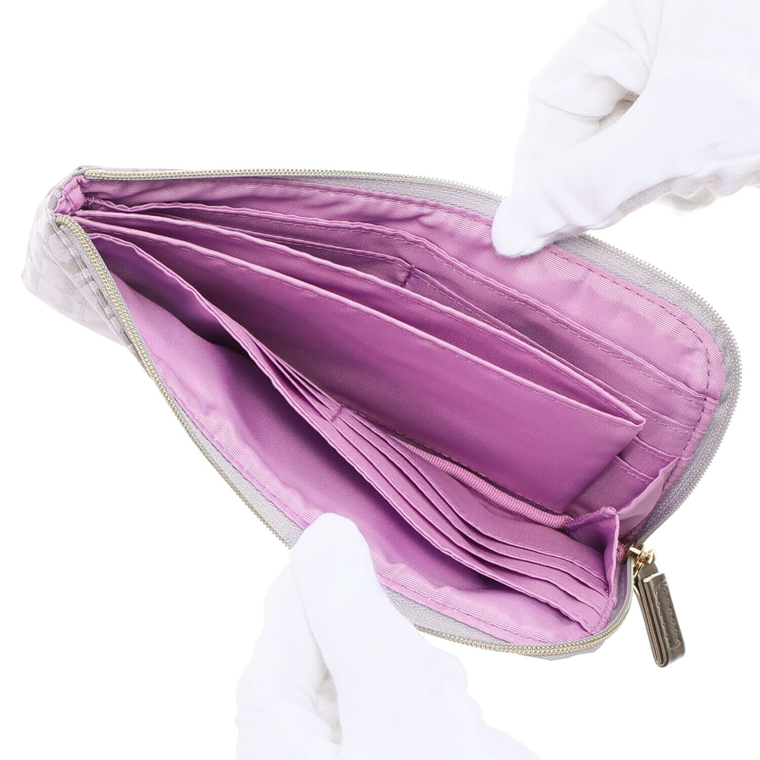 フォション ジャガード織 軽量マルチウォレット