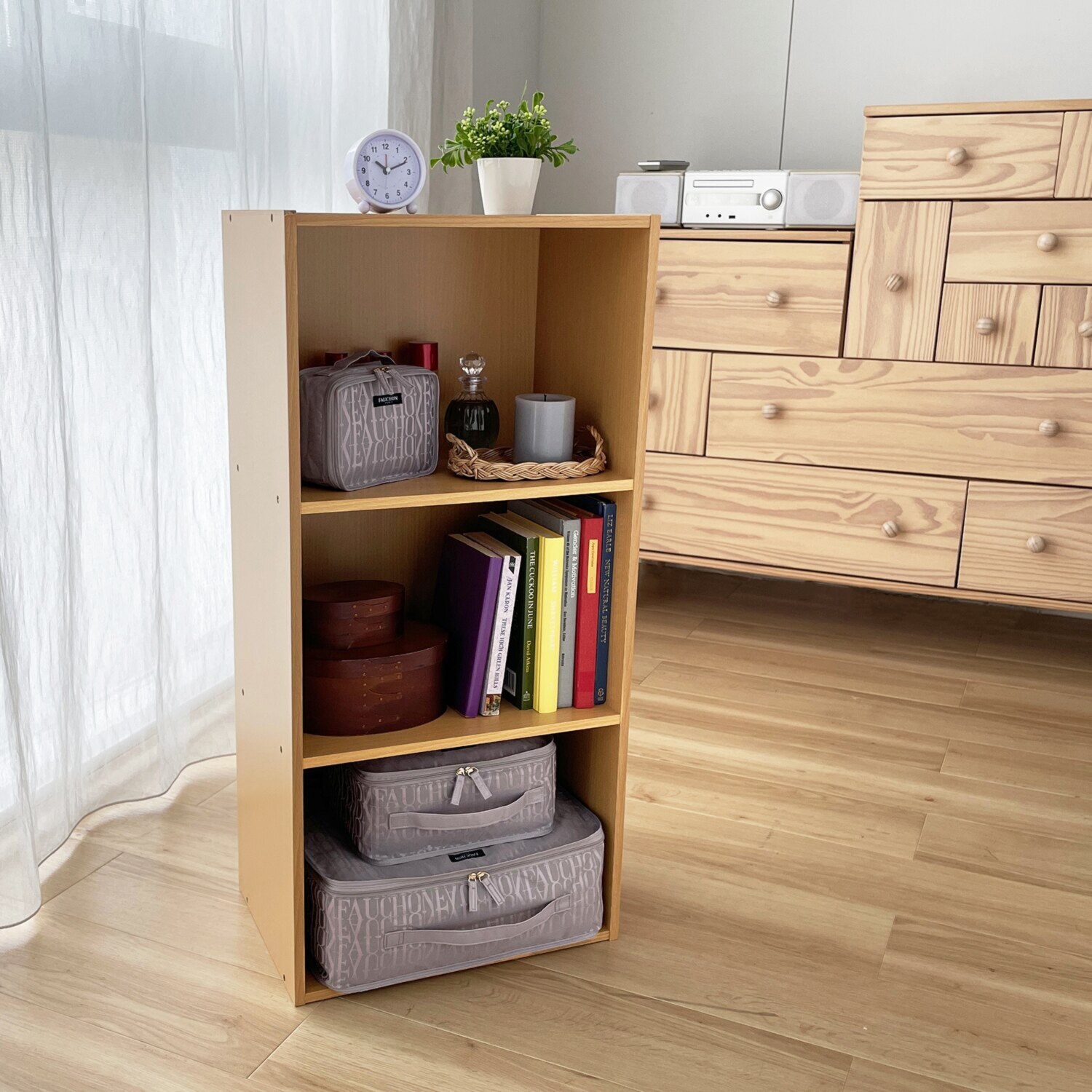 フォション ジャガード織 収納ポーチ 大・中・小セット