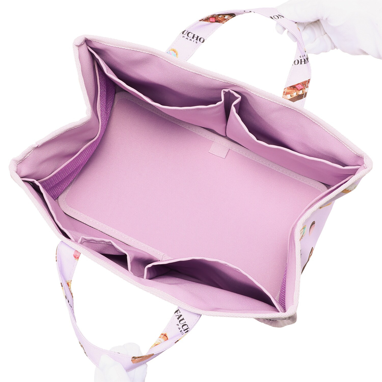 フォション プリント柄 ルームトートバッグ ビッグ