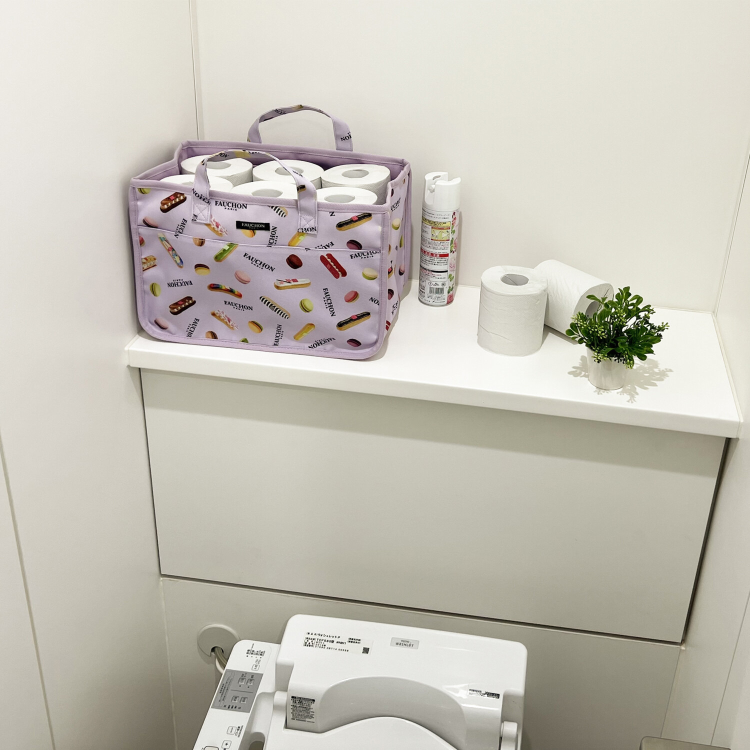 フォション プリント柄 ルームトートバッグ ビッグ