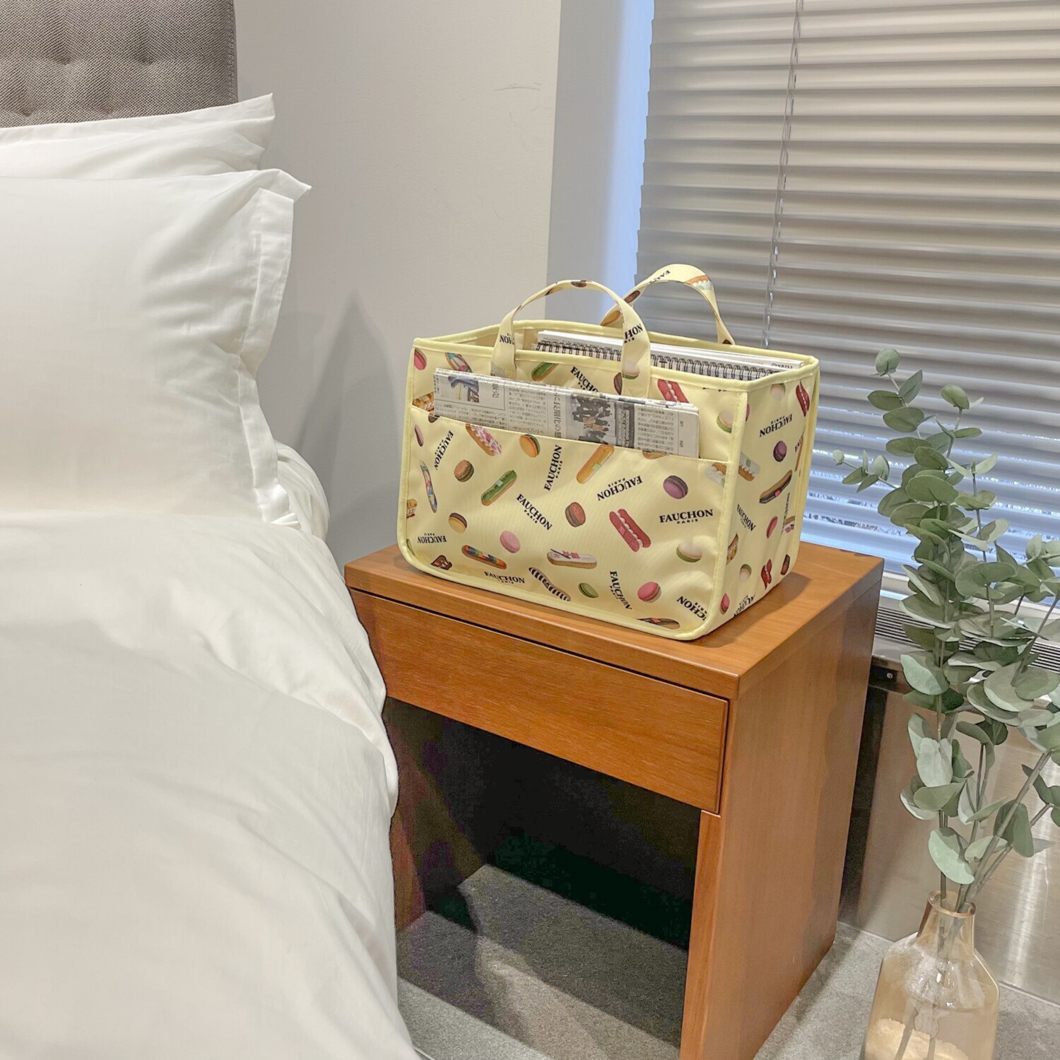 フォション プリント柄 ルームトートバッグ ビッグ