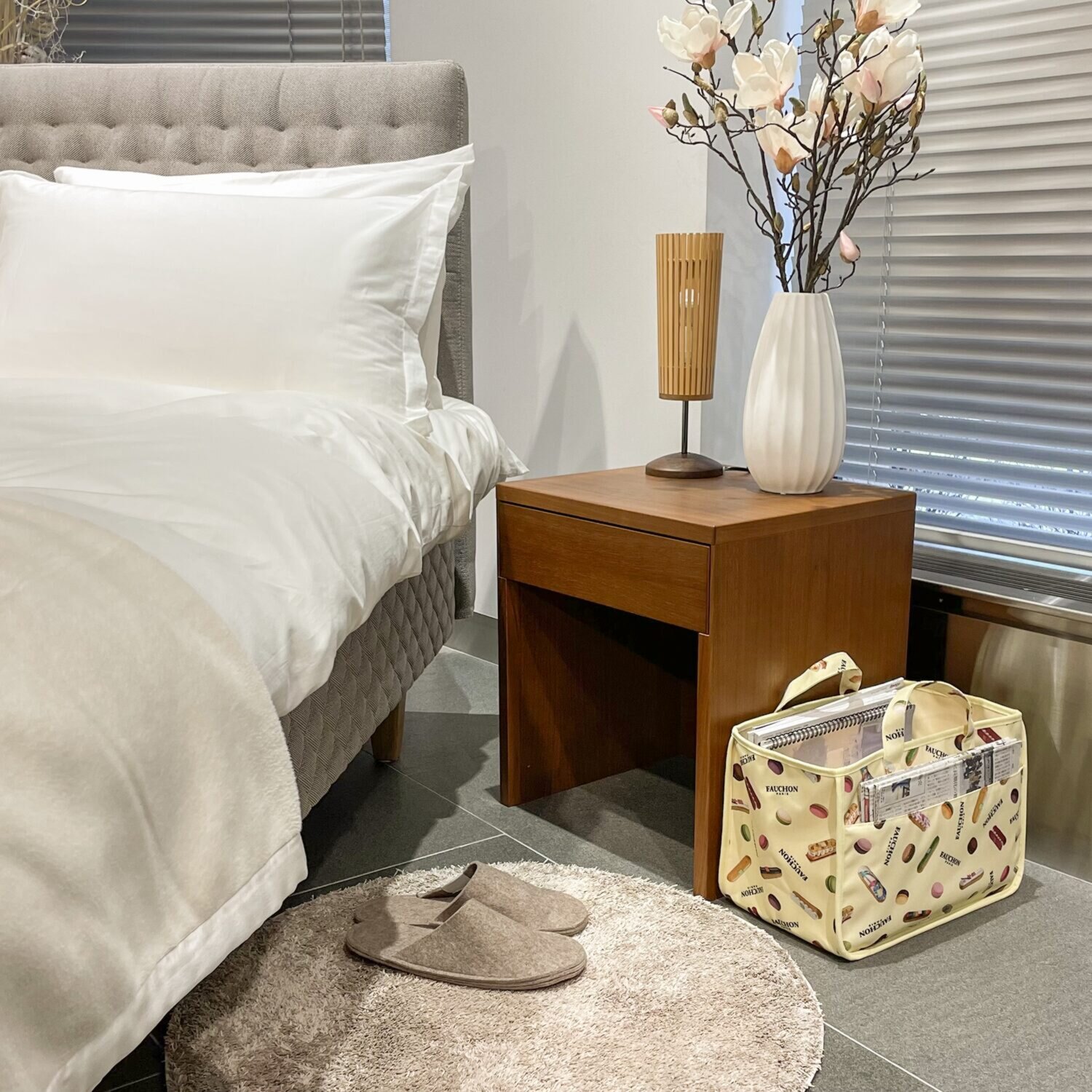 フォション プリント柄 ルームトートバッグ ビッグ