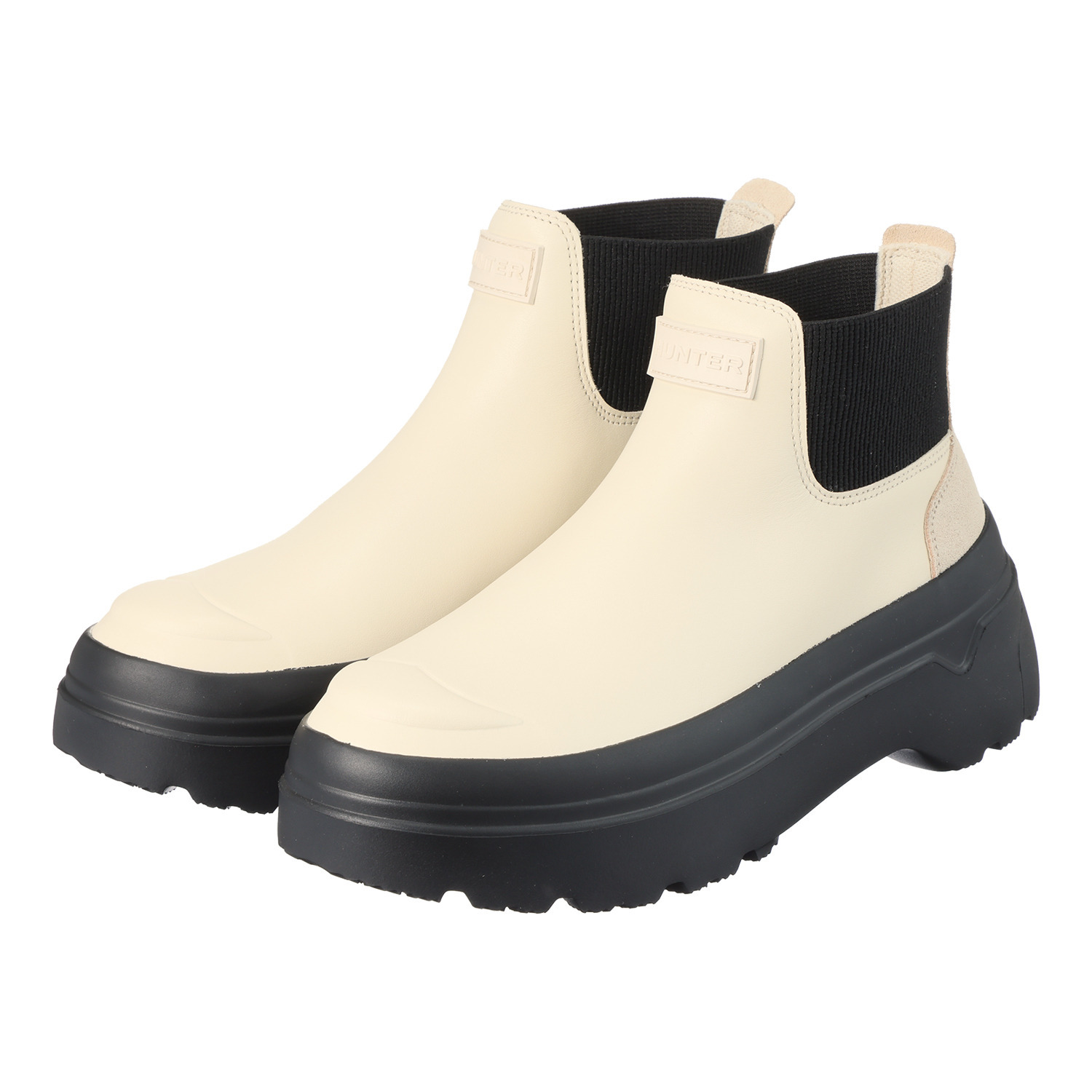 ハンター はっ水レザー プルオンブーツ