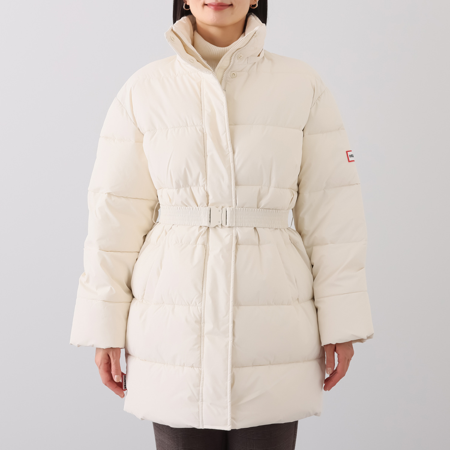 ハンター ミッドレングス パファーコート