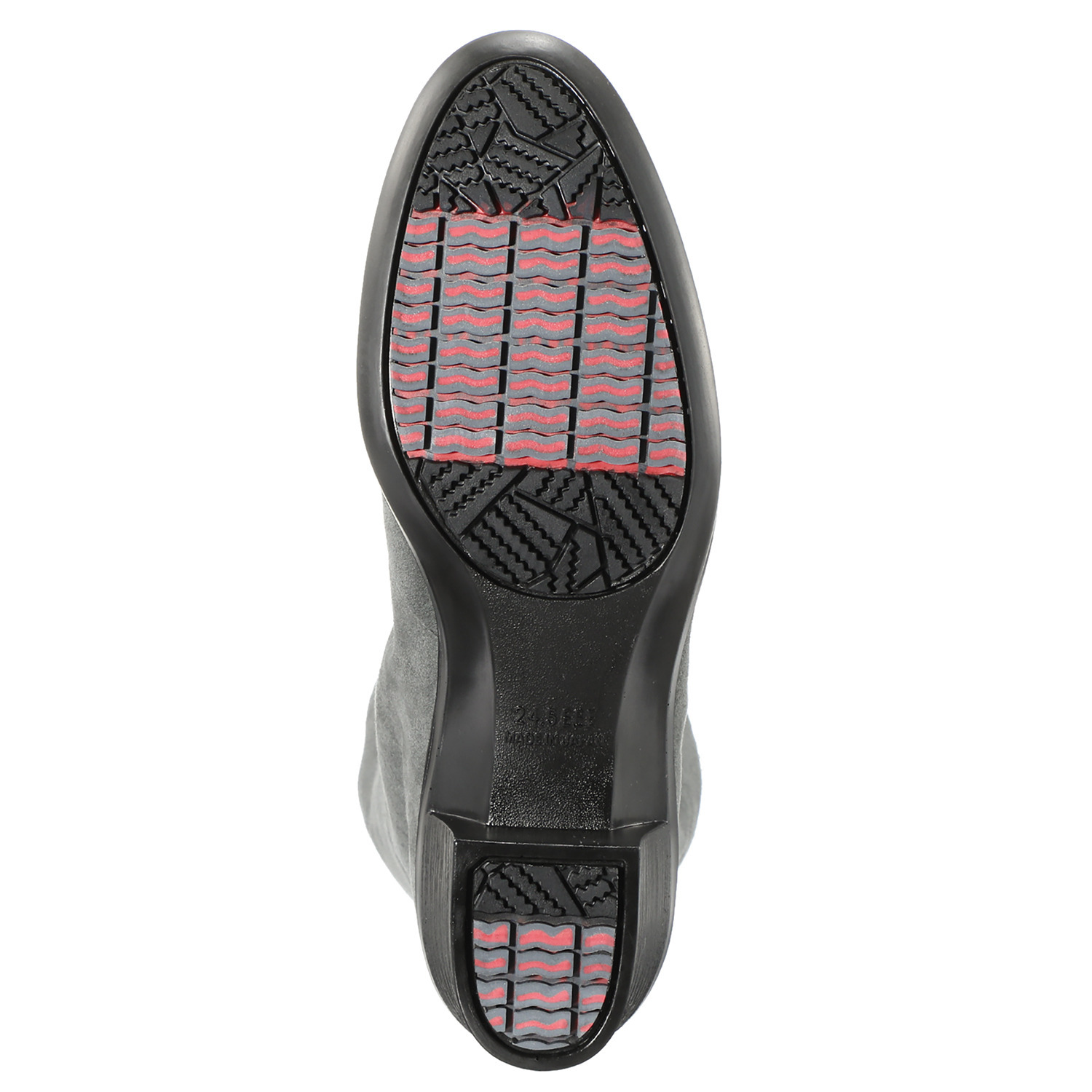 トップドライ 天気予報を気にせず履ける スエード調ファー付 エレガンスヒールブーツ