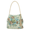 ラルジュ タッセル付 アンティーク調フラワー トートバッグ