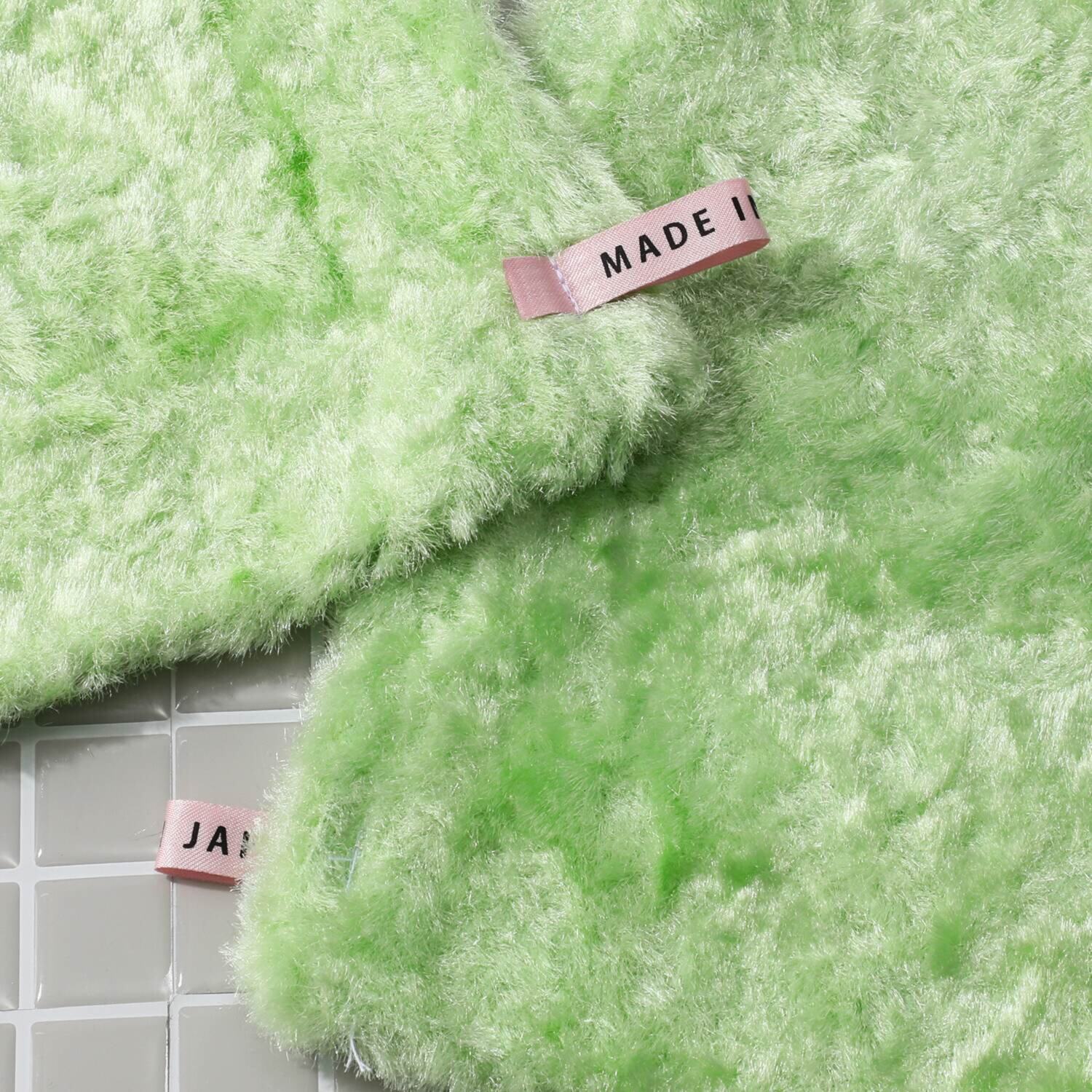 大創業祭　気持ち華やぐ レインボーミックス登場！ 長い毛足で汚れをキャッチ パルスイクロス 薄手タイプ８枚セット