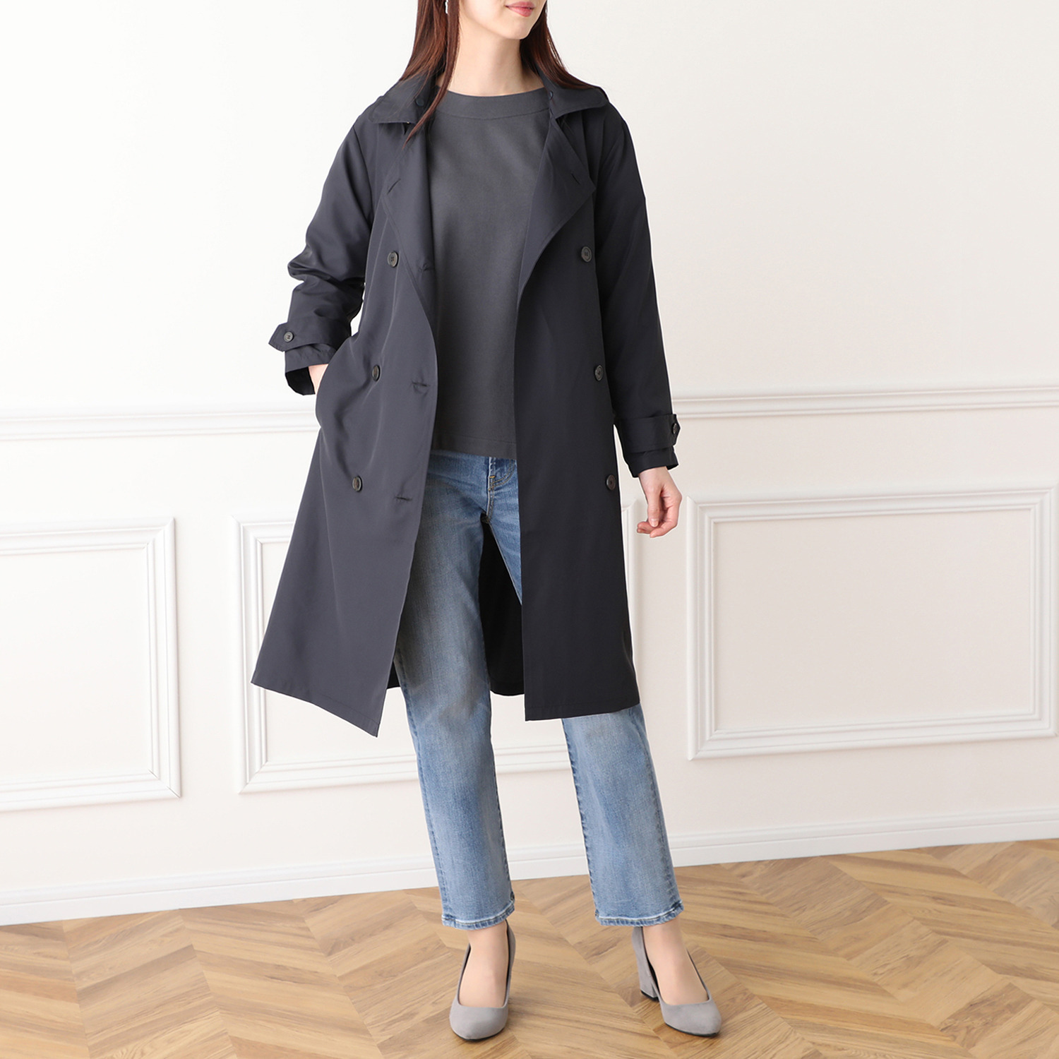 トーチ カラーはお任せ！ はっ水コート＆ キャンバストートバッグ ２点セット