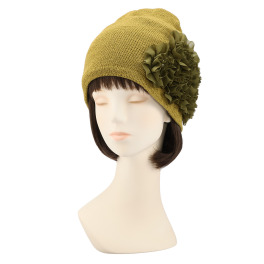 メイドバイスターズ 多彩なアレンジができる ゆったり小顔見え やわらか綿混ニット帽子