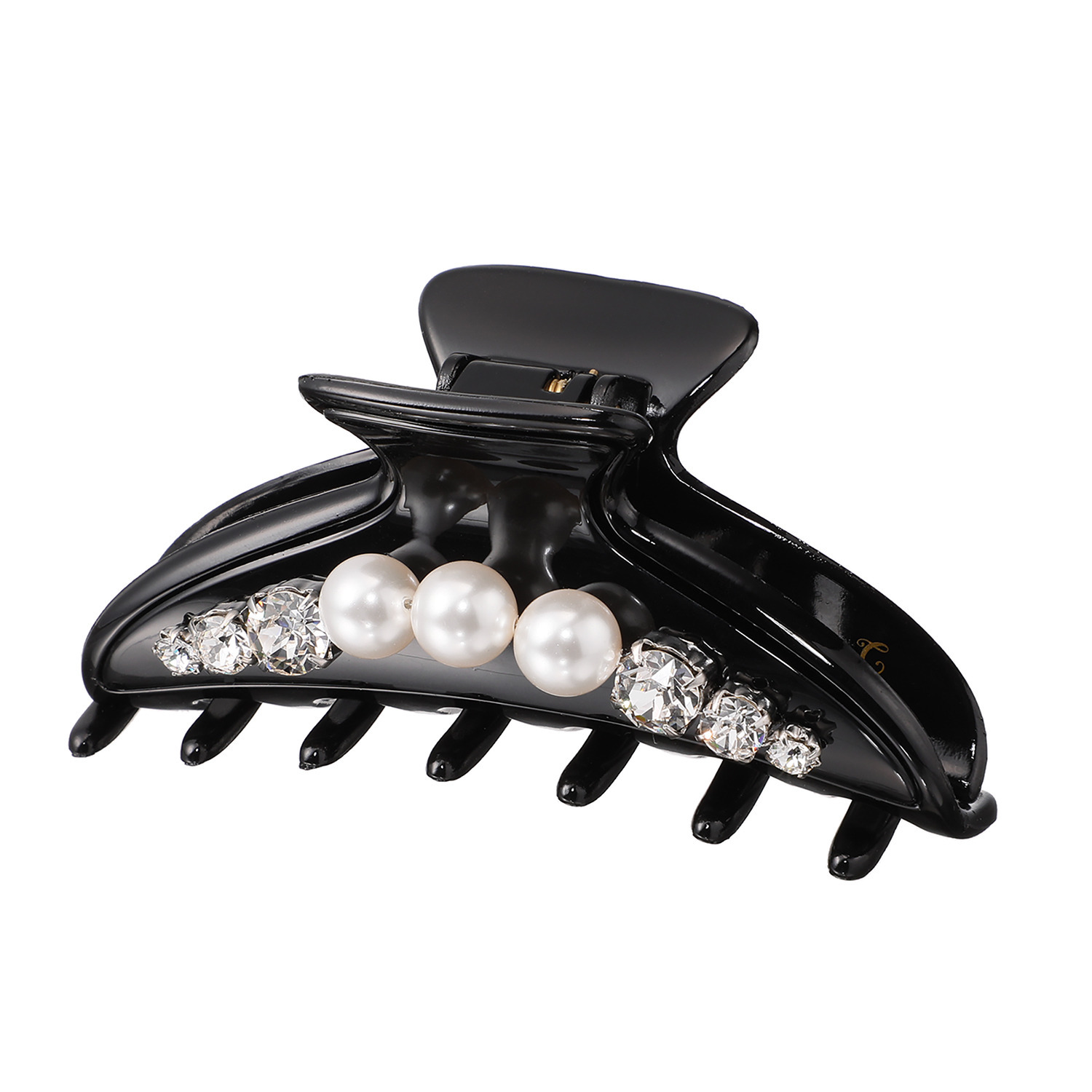 コンプレックス・ビズ クリスタルガラス ＆クリスタルガラスパール ピュアシャイン バンスクリップ ＜Ｌ＞