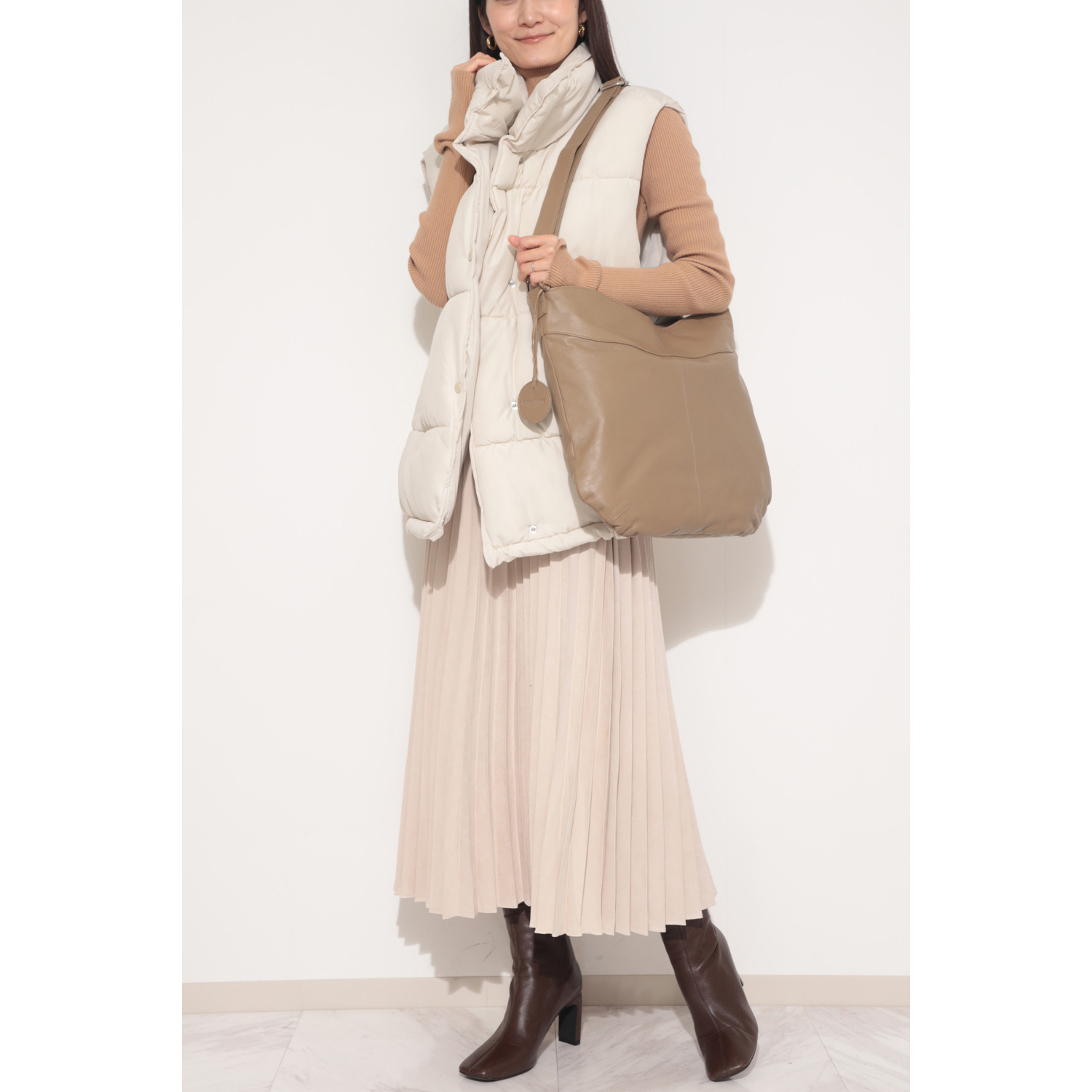 ズッケロ ソフトカウレザー ２ウェイバッグ