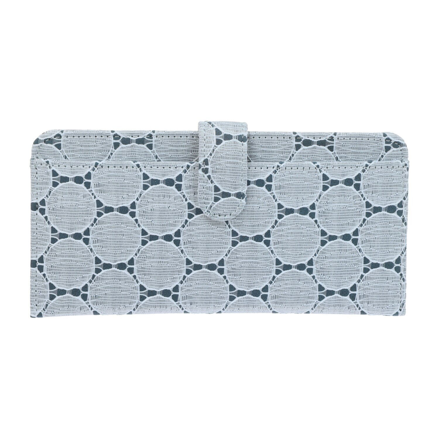 ズッケロ 日本製 ドットレースデザイン レザーウォレット