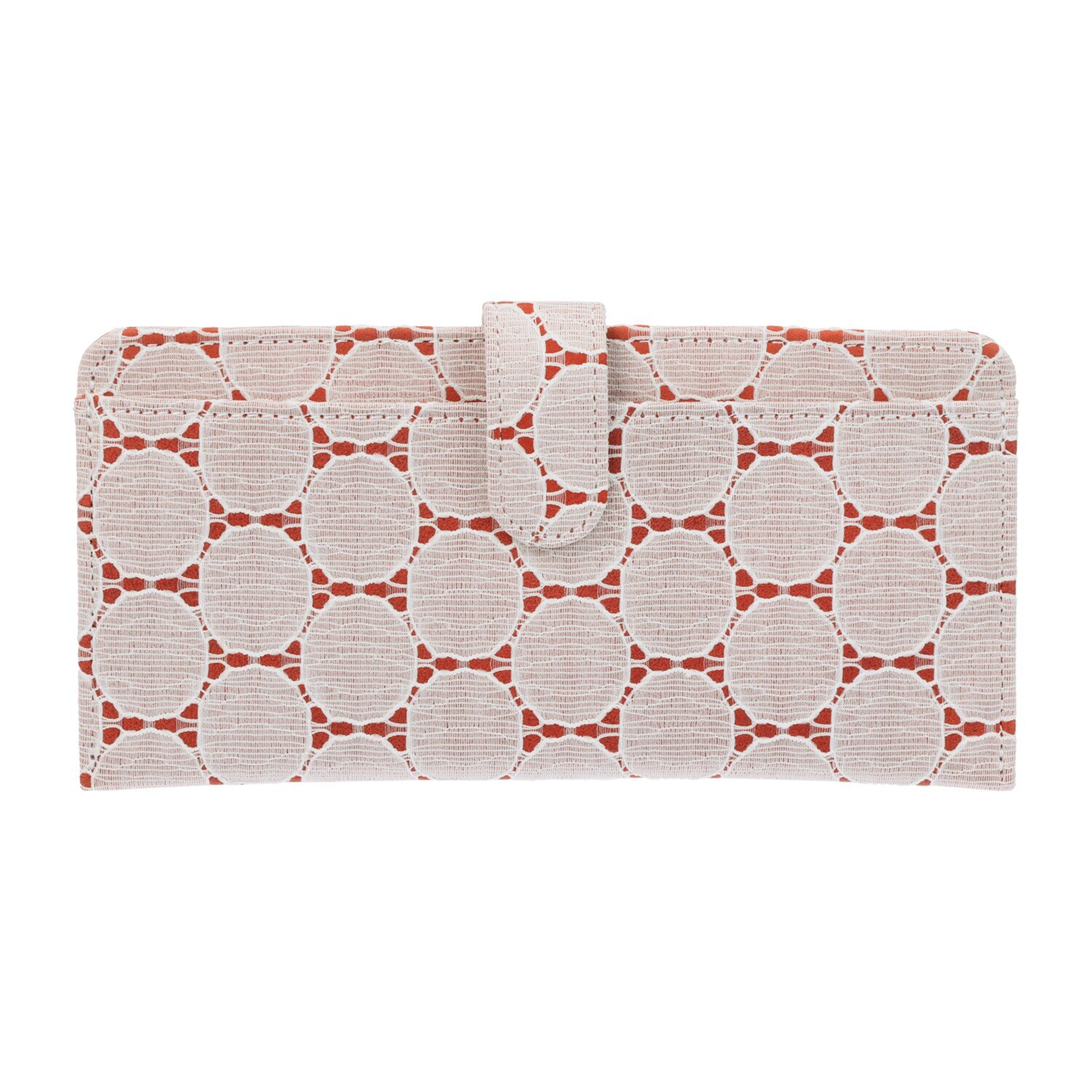 ズッケロ 日本製 ドットレースデザイン レザーウォレット