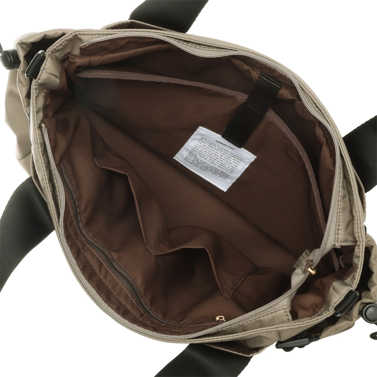 メゾンヴェール はっ水ナイロン 軽量２ウェイトートバッグ