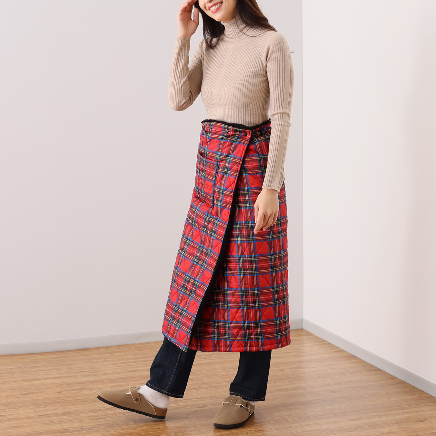 サッと巻くだけ ポカポカあったか！ 発熱ボア ほっこり巻きｎｅｏ