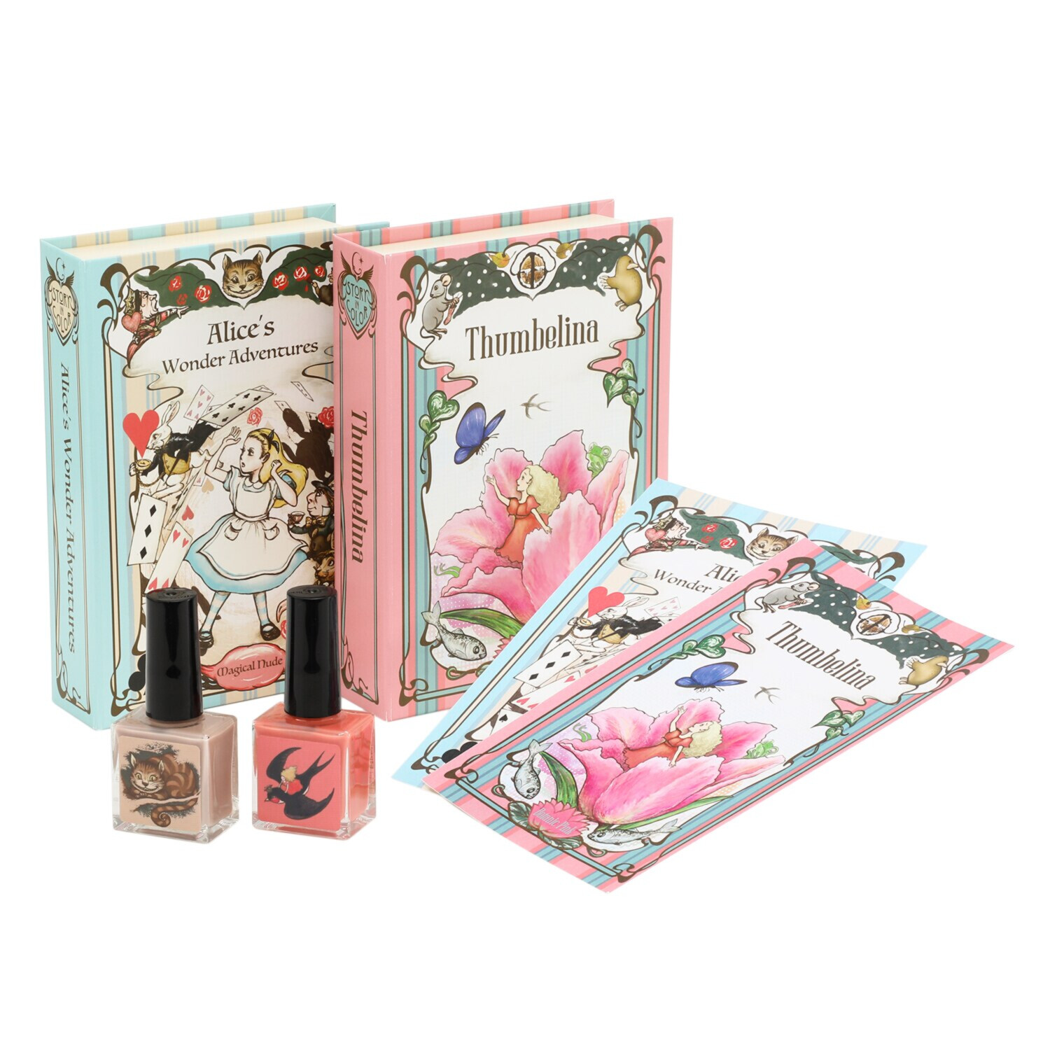 ＢＯＯＫスタイルの アート型ネイル！ ストーリー・イン・カラー ＜マジカルヌード＆ 　ボタニックピンク＞ ２色特別セット