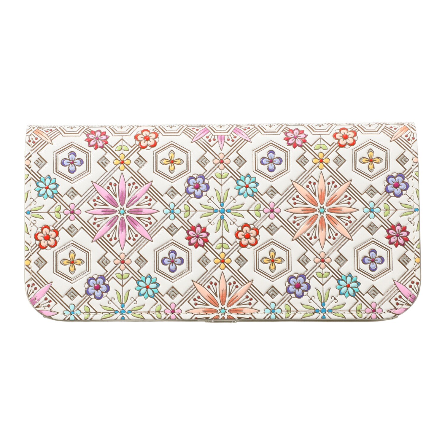 浅草文庫 はっ水 牛革 合わせ長財布