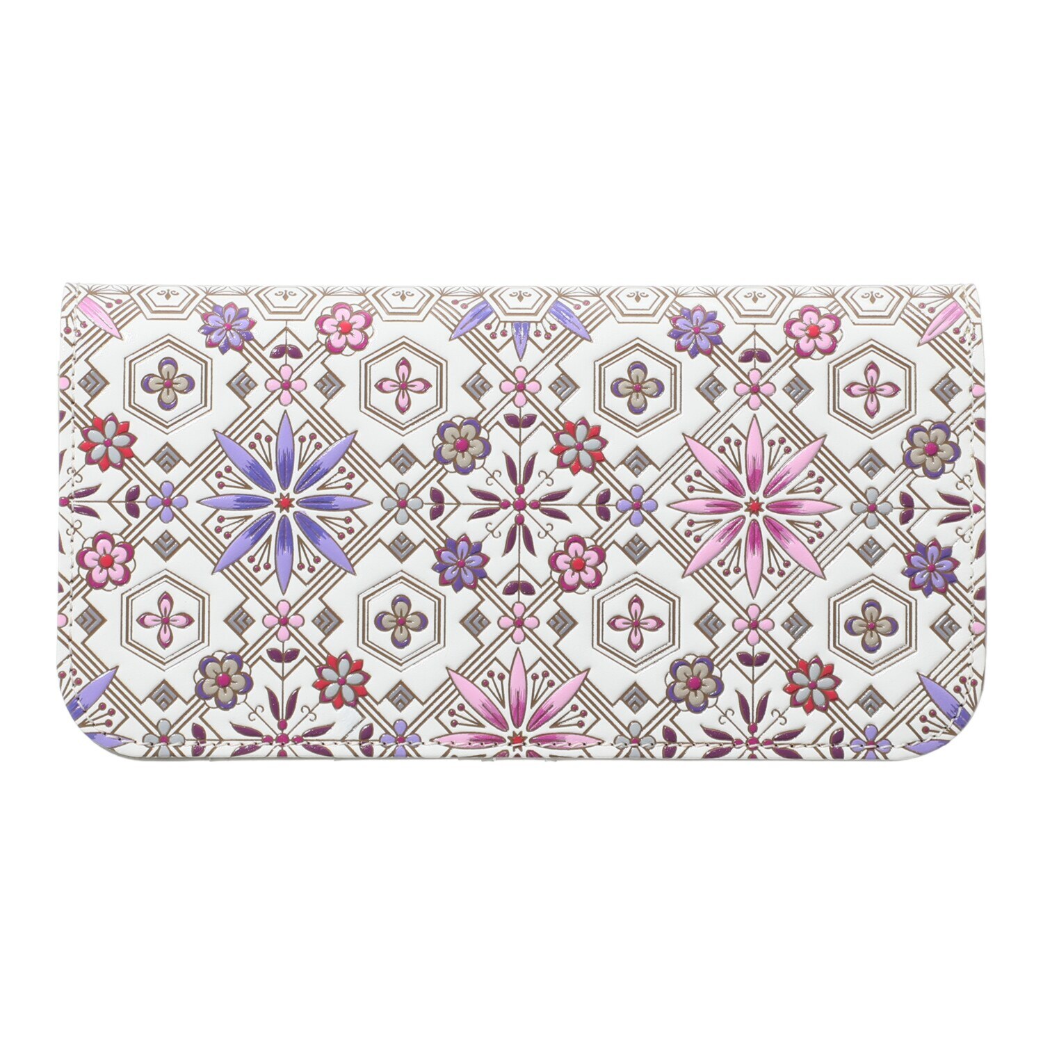 浅草文庫 はっ水 牛革 合わせ長財布