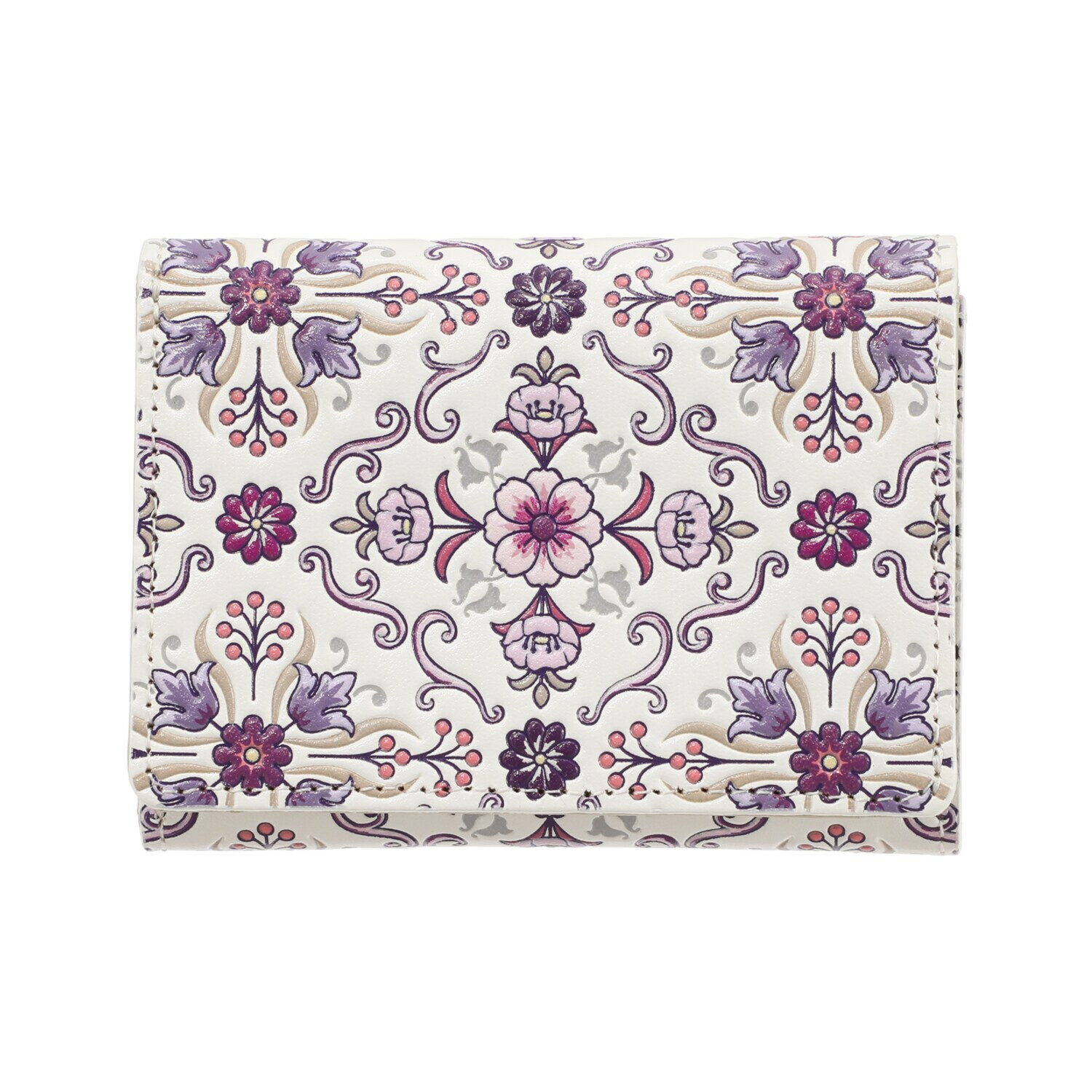 浅草文庫 はっ水 牛革 三つ折り財布