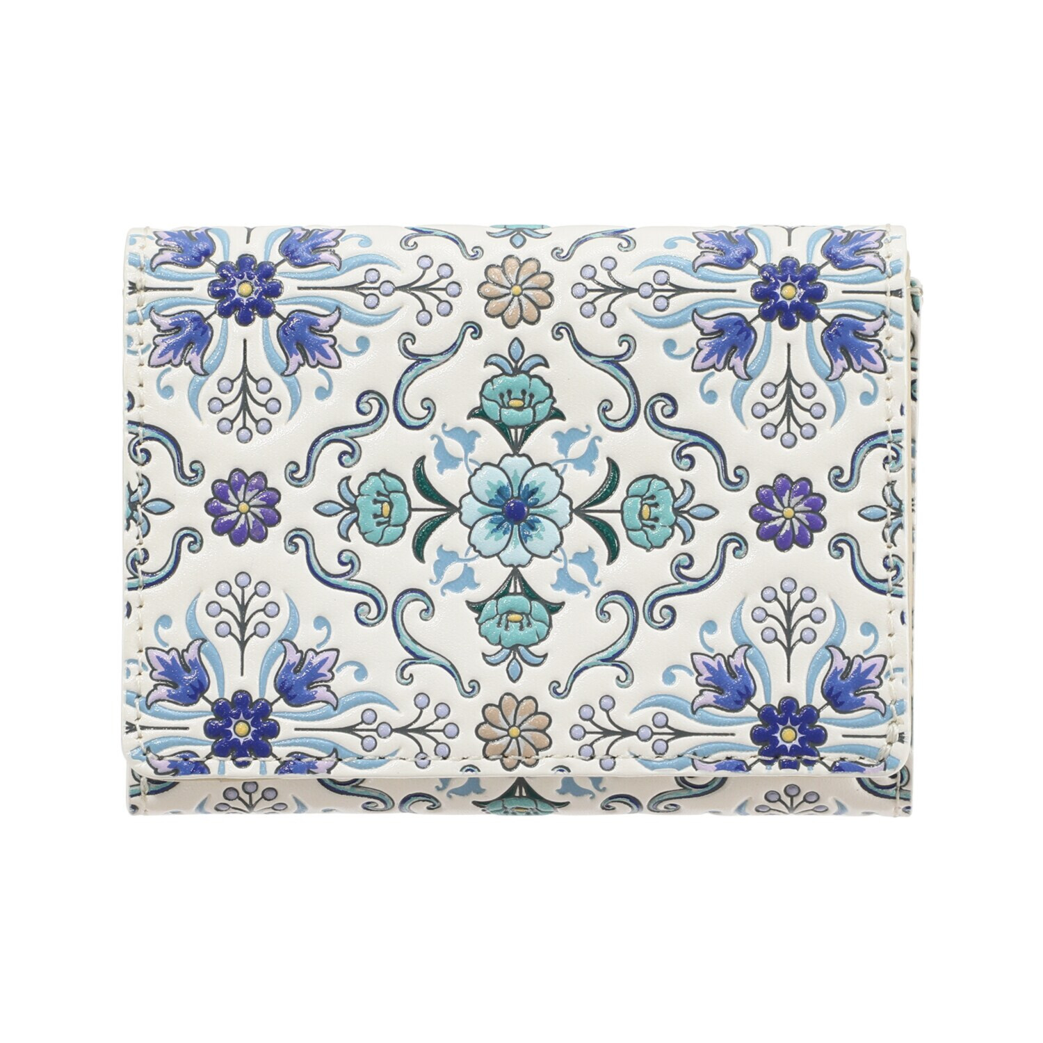 浅草文庫 はっ水 牛革 三つ折り財布