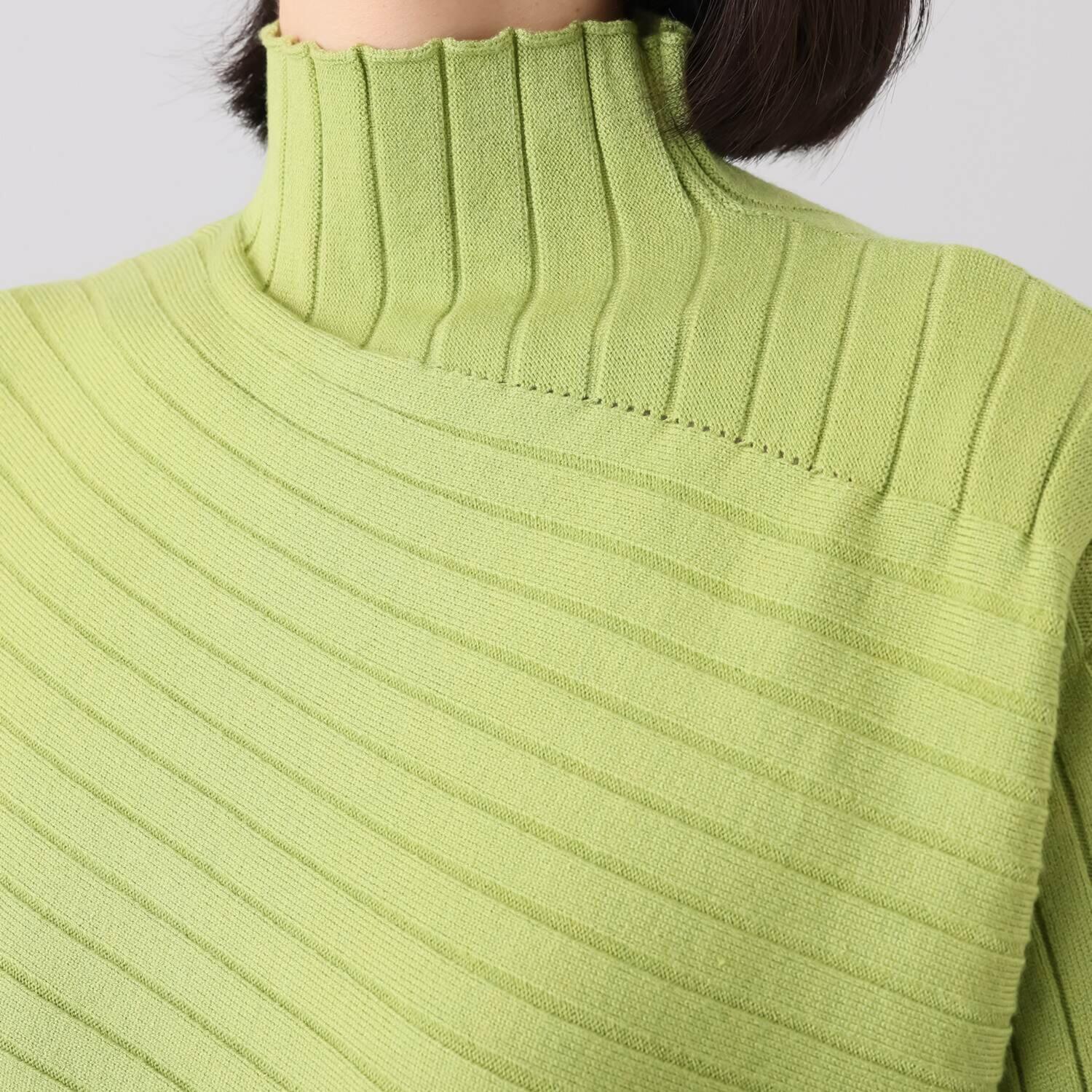 コイビトミサキ リブアクセント ニットチュニック