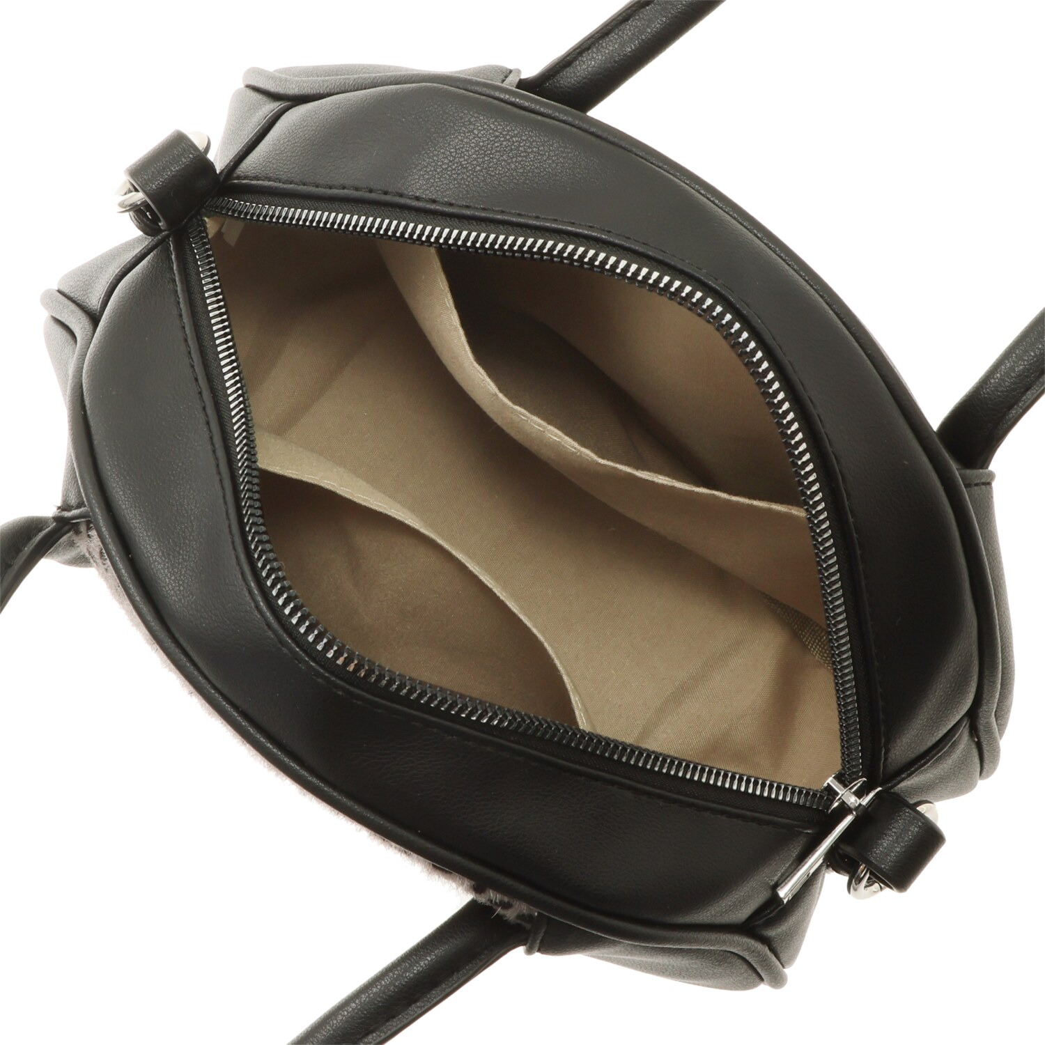 ラルジュ ハラコ風アニマル柄 軽量２ウェイバッグ