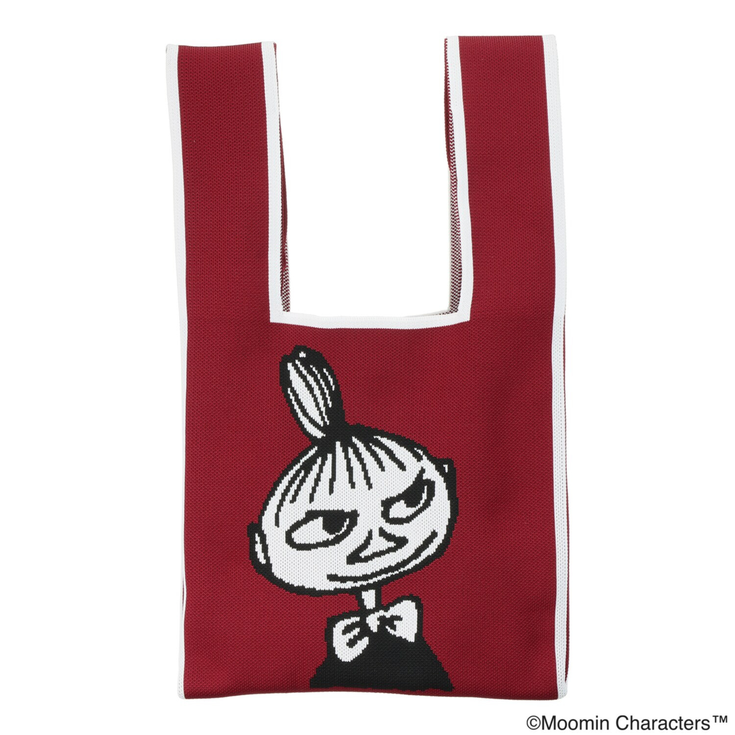 ムーミン コミックスイラスト ニットマルシェバッグ