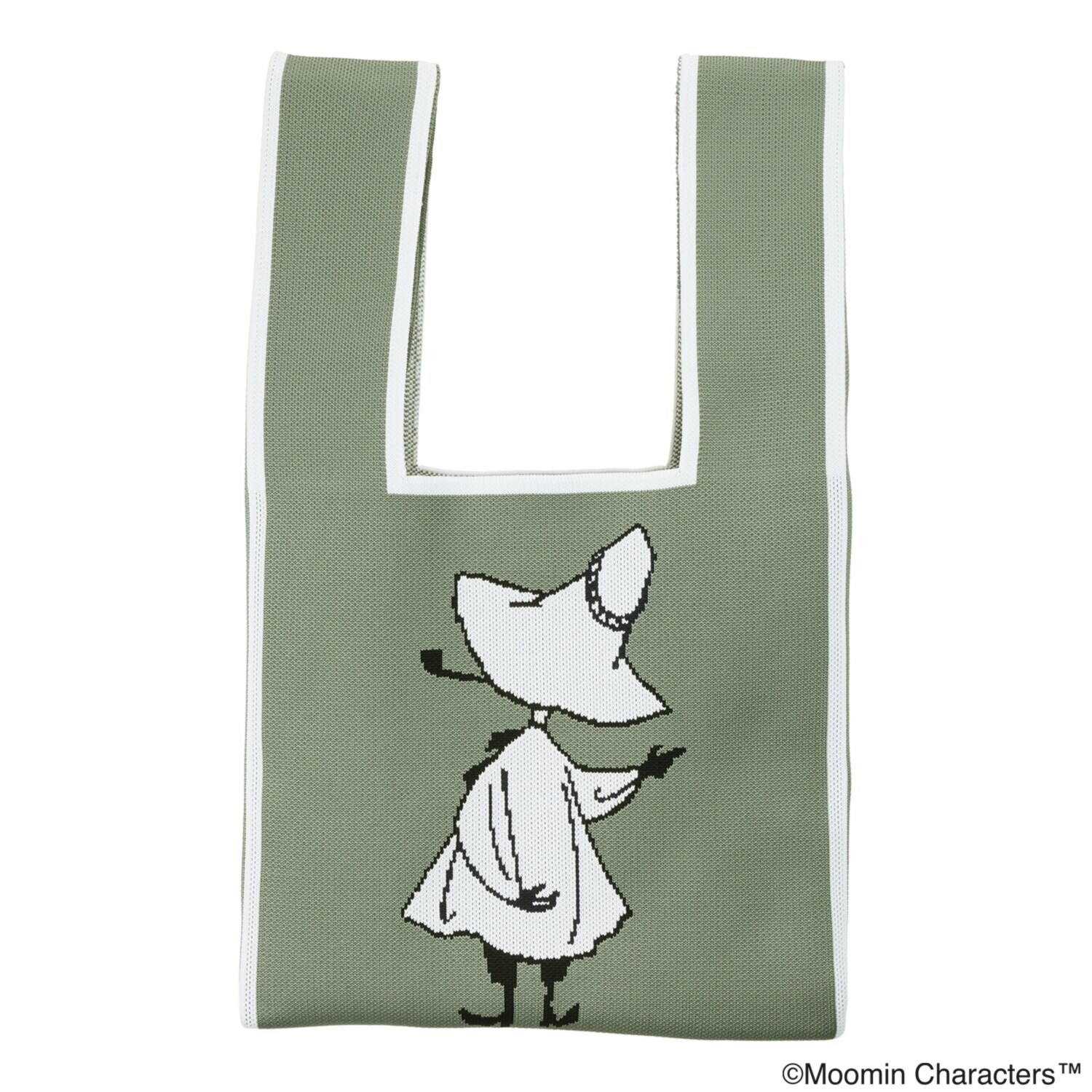 ムーミン コミックスイラスト ニットマルシェバッグ