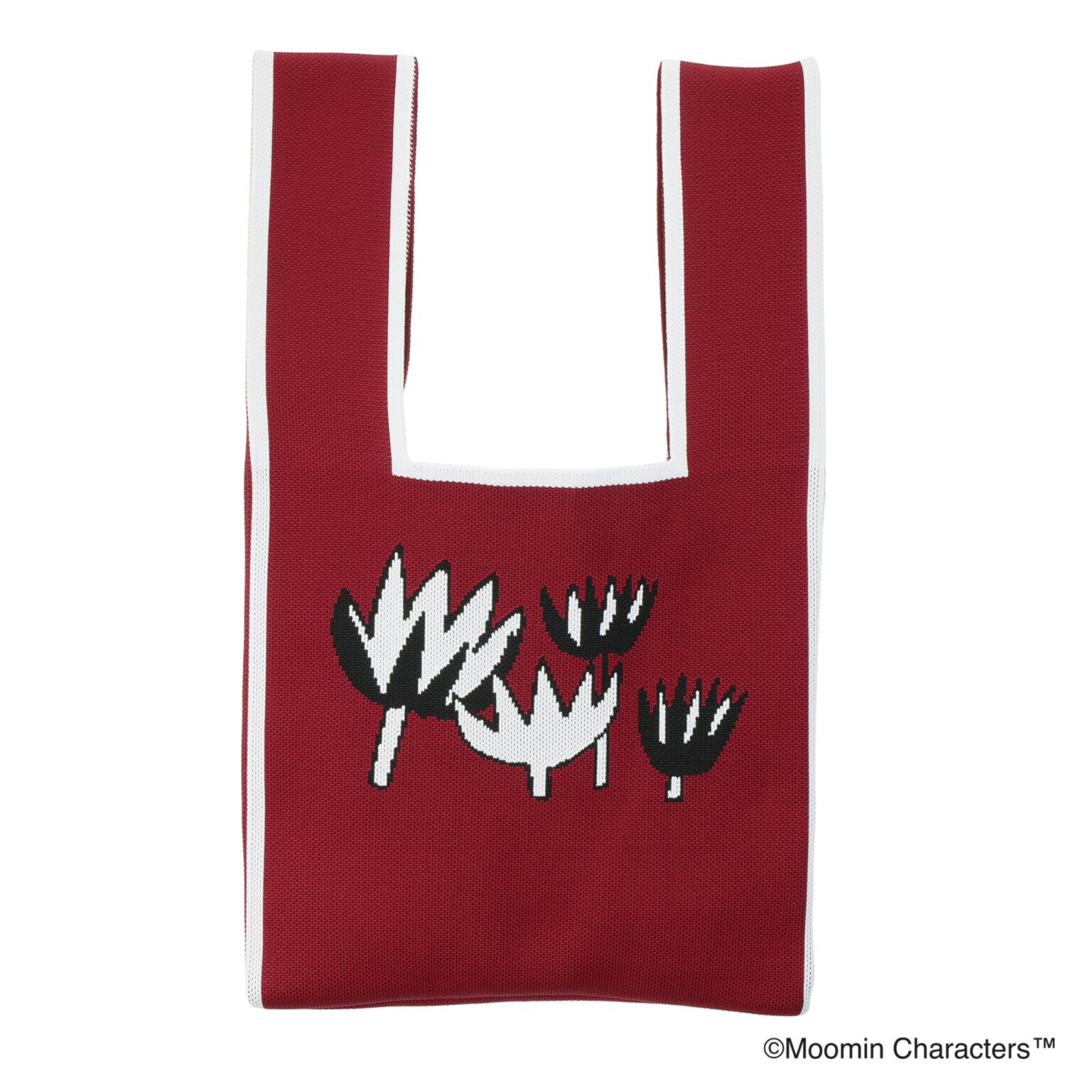 ムーミン コミックスイラスト ニットマルシェバッグ