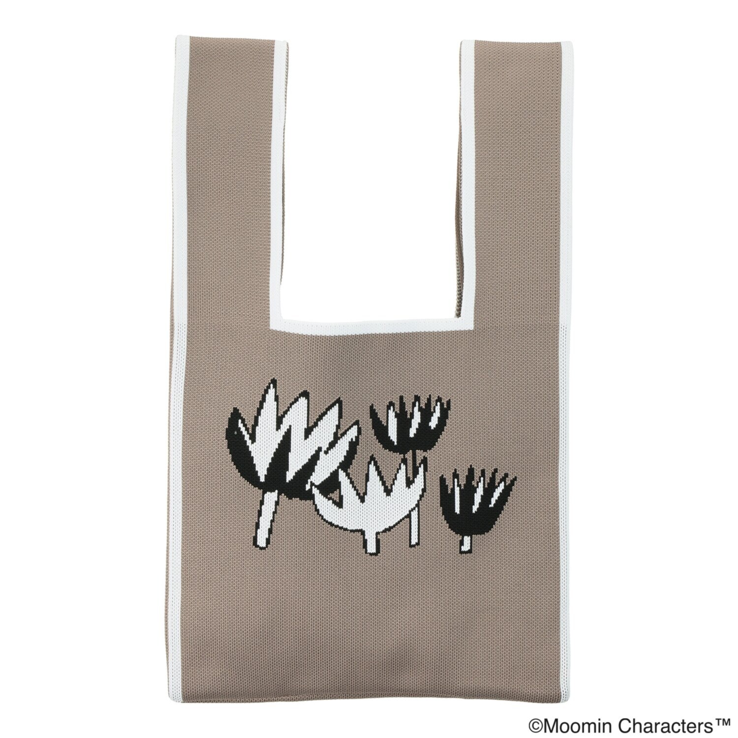 ムーミン コミックスイラスト ニットマルシェバッグ