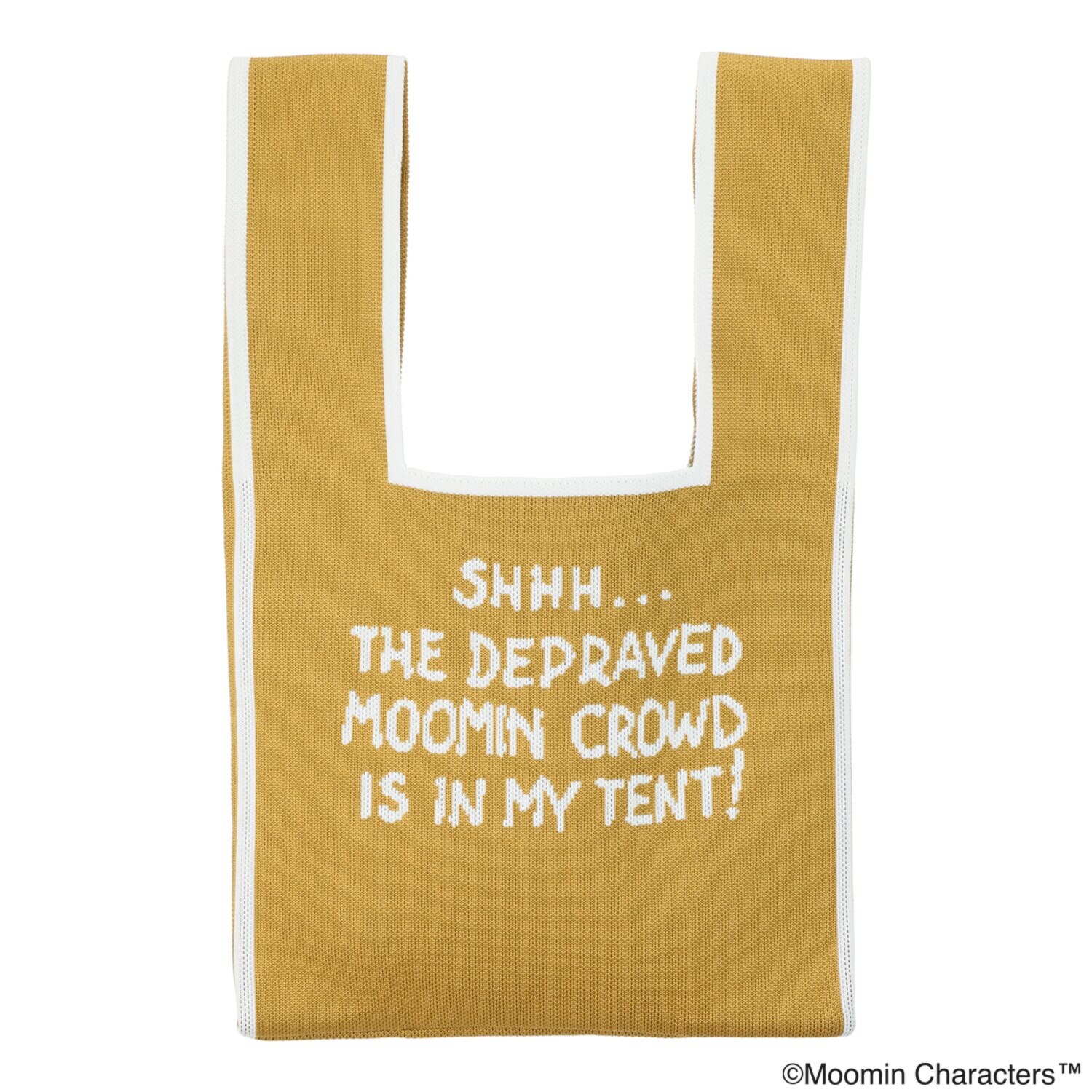 ムーミン コミックスイラスト ニットマルシェバッグ