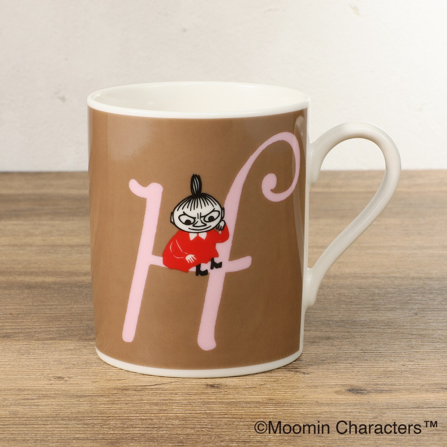 ムーミン 日本製イニシャルマグ