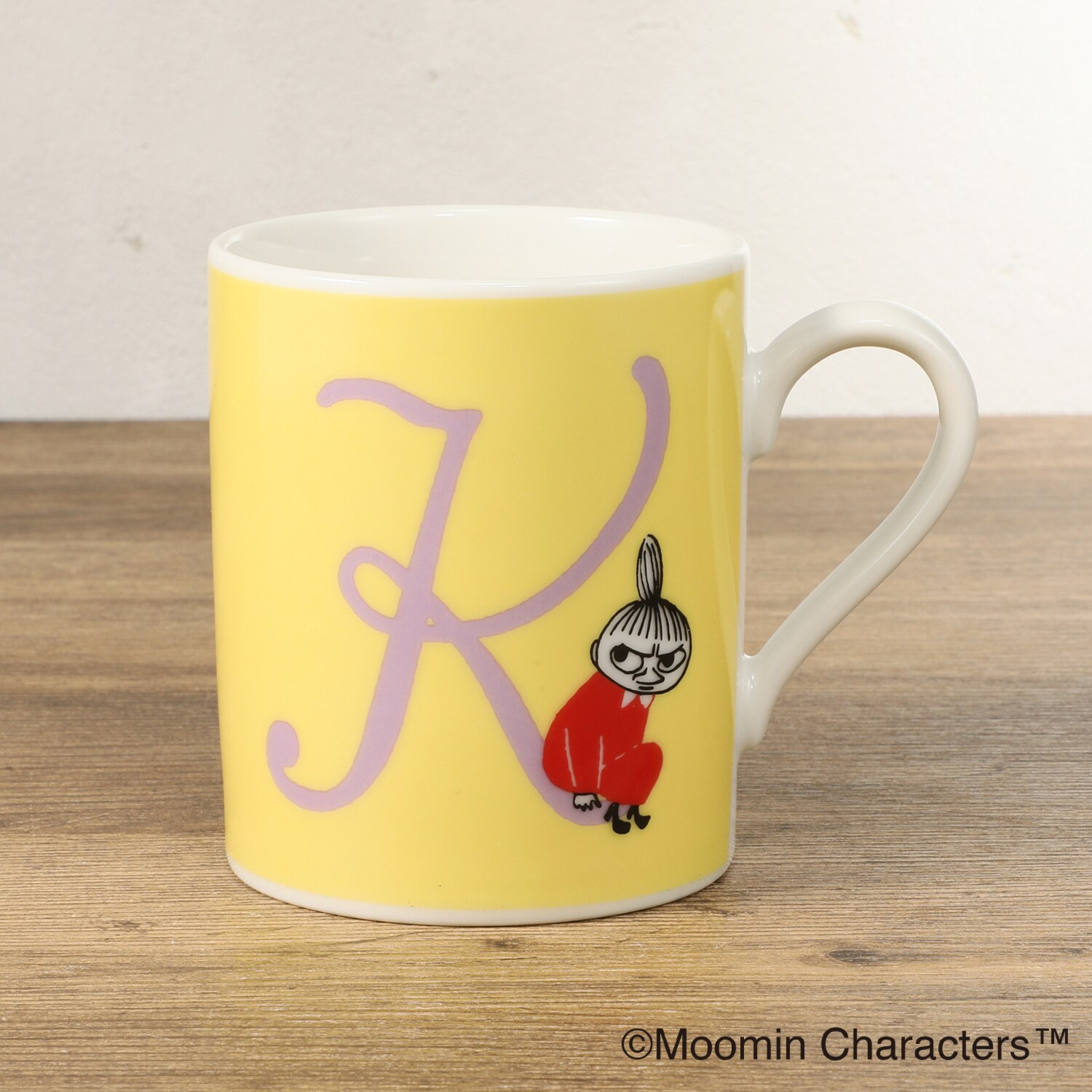 ムーミン 日本製イニシャルマグ