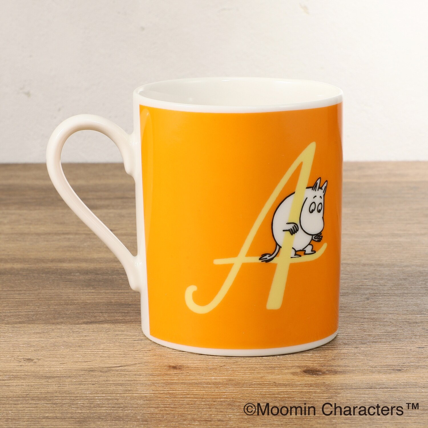 ムーミン 日本製イニシャルマグ