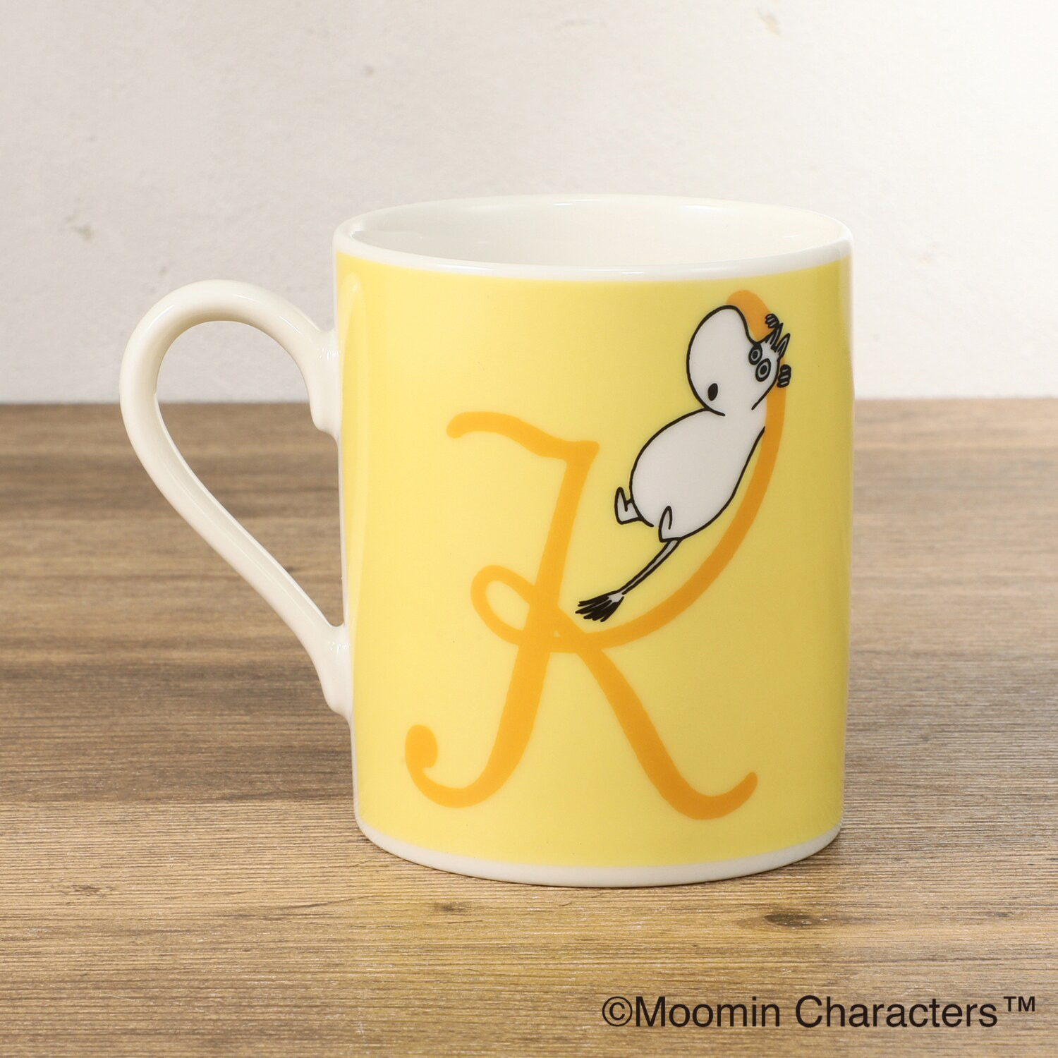 ムーミン 日本製イニシャルマグ