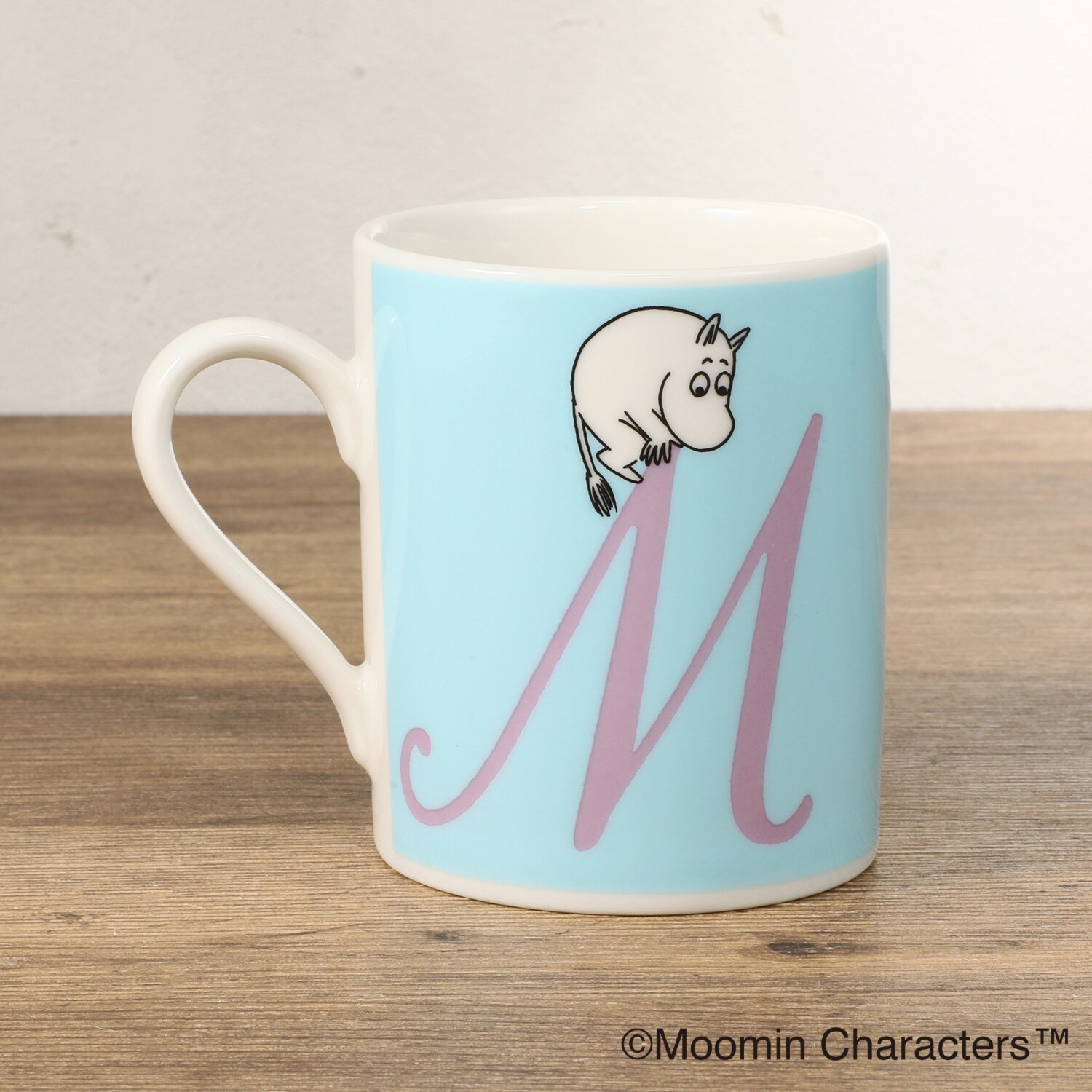 ムーミン 日本製イニシャルマグ