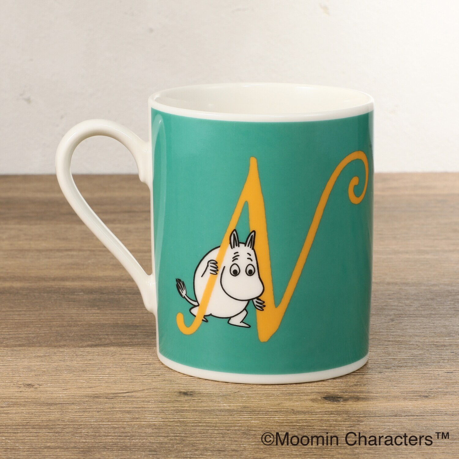 ムーミン 日本製イニシャルマグ