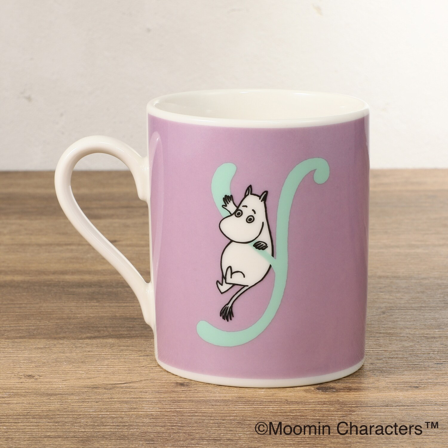 ムーミン 日本製イニシャルマグ