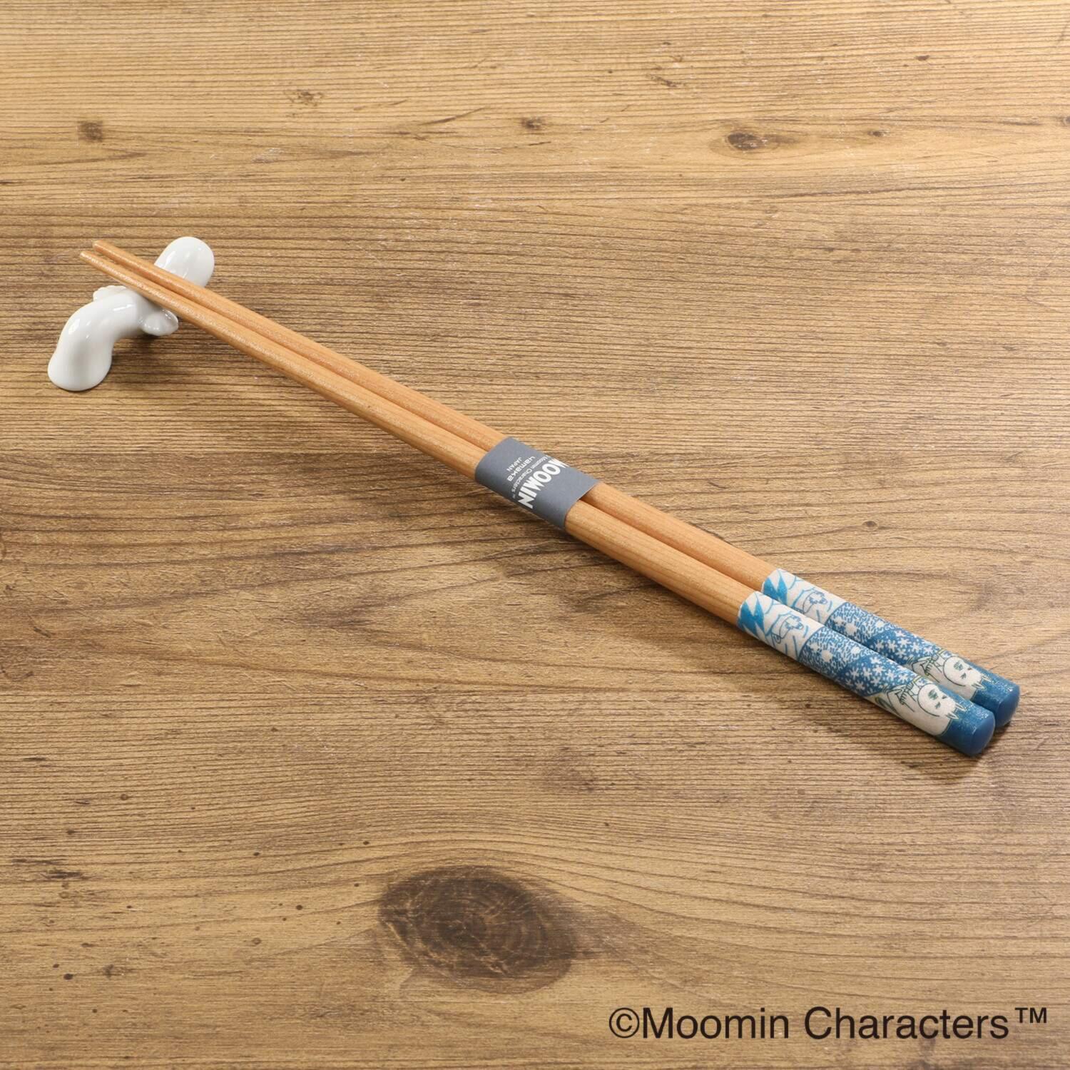 ムーミン ペア箸セット（日本製） 木箱入